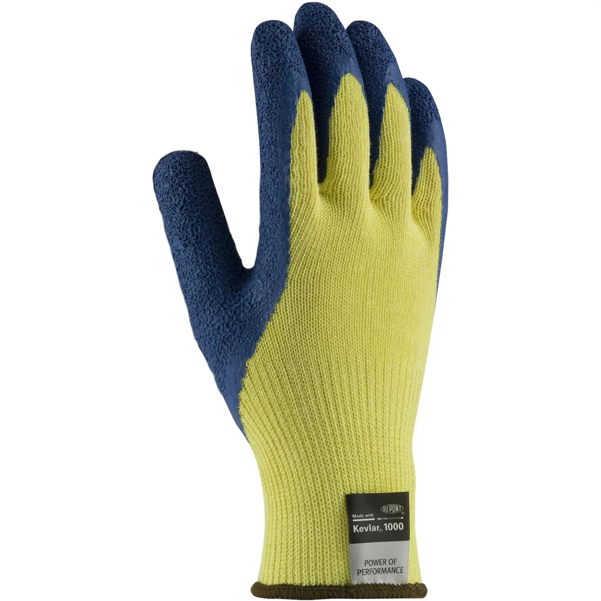 PIP G-Tek KEV 09-K1310 Seamless Knit Kevlar Glove With Latex Coated Crinkle Grip_Back_Image