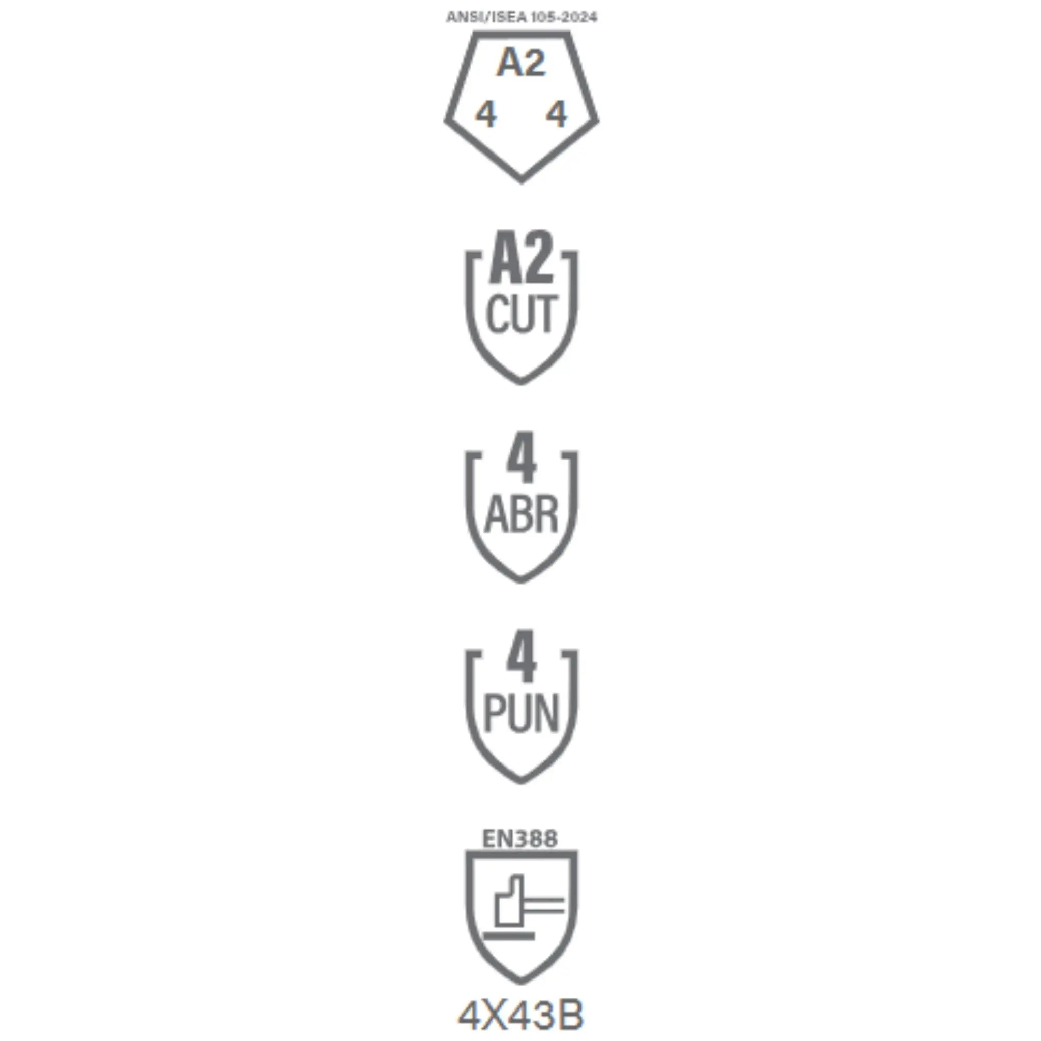 PIP G-Tek KEV 09-K1660 Seamless Knit Kevlar Glove Nitrile Coated with MicroFinish Grip - Medium Weight_Specs