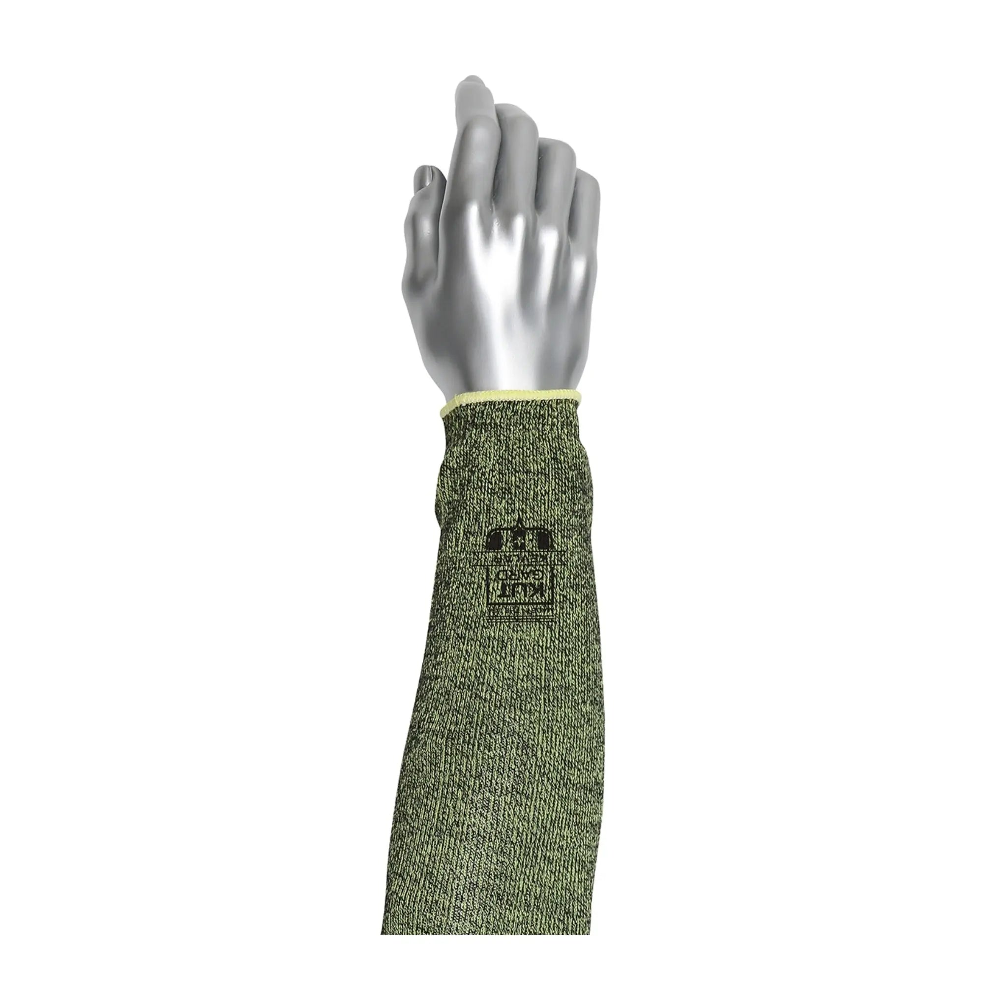 PIP Kut Gard 10-KVSYBH Single-Ply DuPont Kevlar Armor Blended Blousy Sleeve, Green, 12 Inches, 1 Each