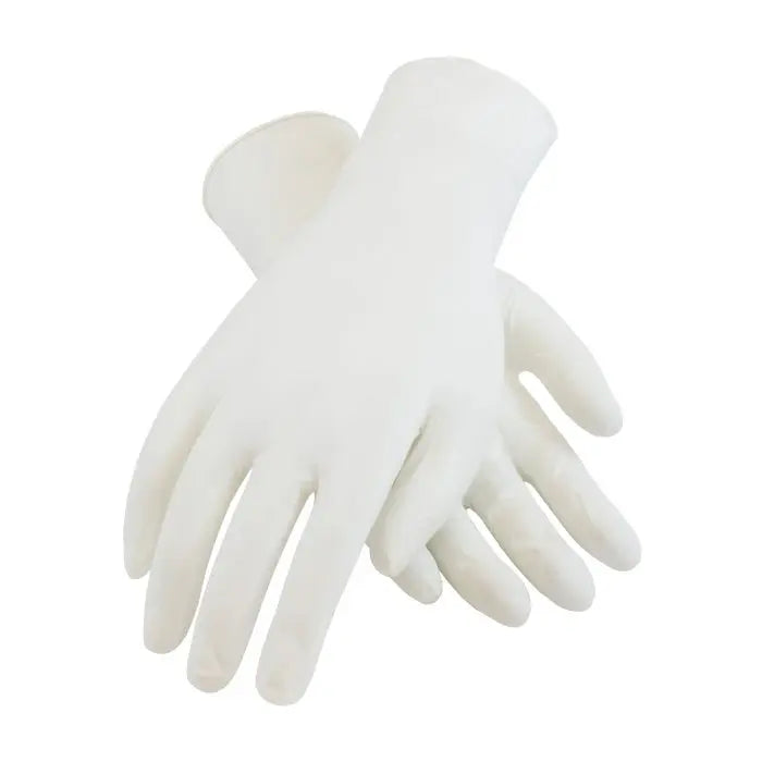 PIP CleanTeam 100-332400-XL Single Use Class 100 Cleanroom Nitrile Glove with Finger Textured Grip 9.5", White, X-Large, Case of 120