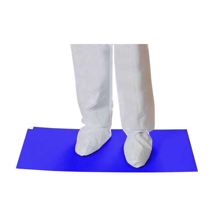 PIP CleanTeam 100-93-184538B 30 Layer Contamination Control Mat, Blue, 18" x 45", Case of 8 Packs