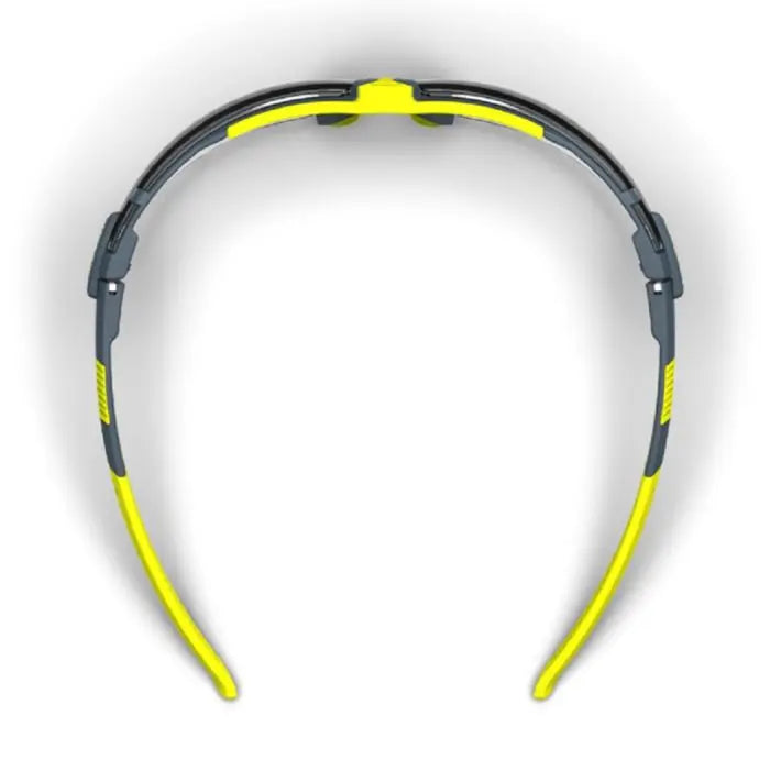 HexArmor VS300 11-19010-08 Safety Glasses, Variomatic Dark Tint, TruShield Coatings, Black and Lime Frame, One Size, Box of 12