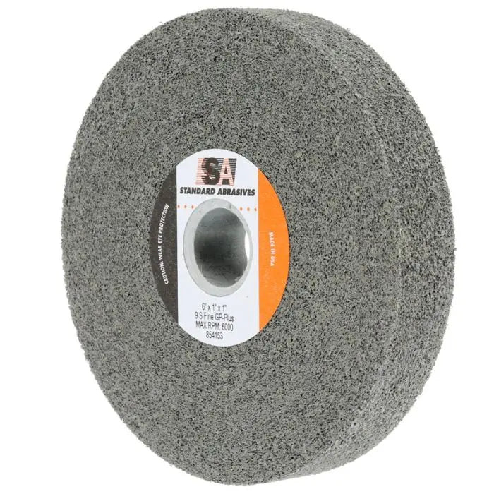 Standard Abrasives™ GP Plus Wheel 854153, 6 in x 1 in x 1 in 9S FIN, 3 per case