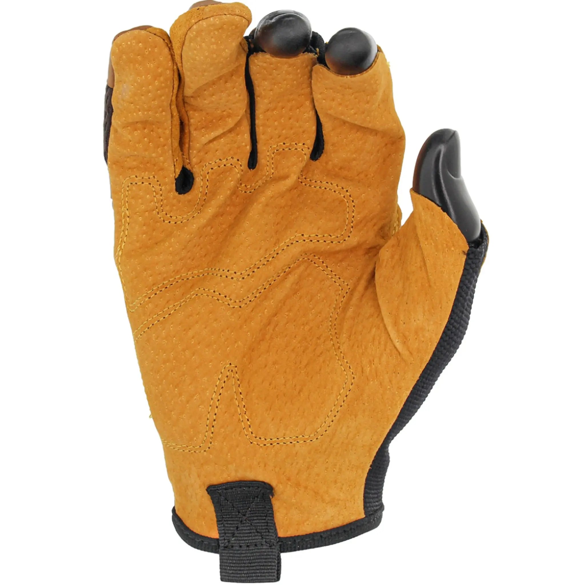 PIP Boss Framer 120-MF1360T Premium Pigskin Padded Leather Palm with Mesh Fabric Back and TPR Impact Protection Gloves_Front_Image_1