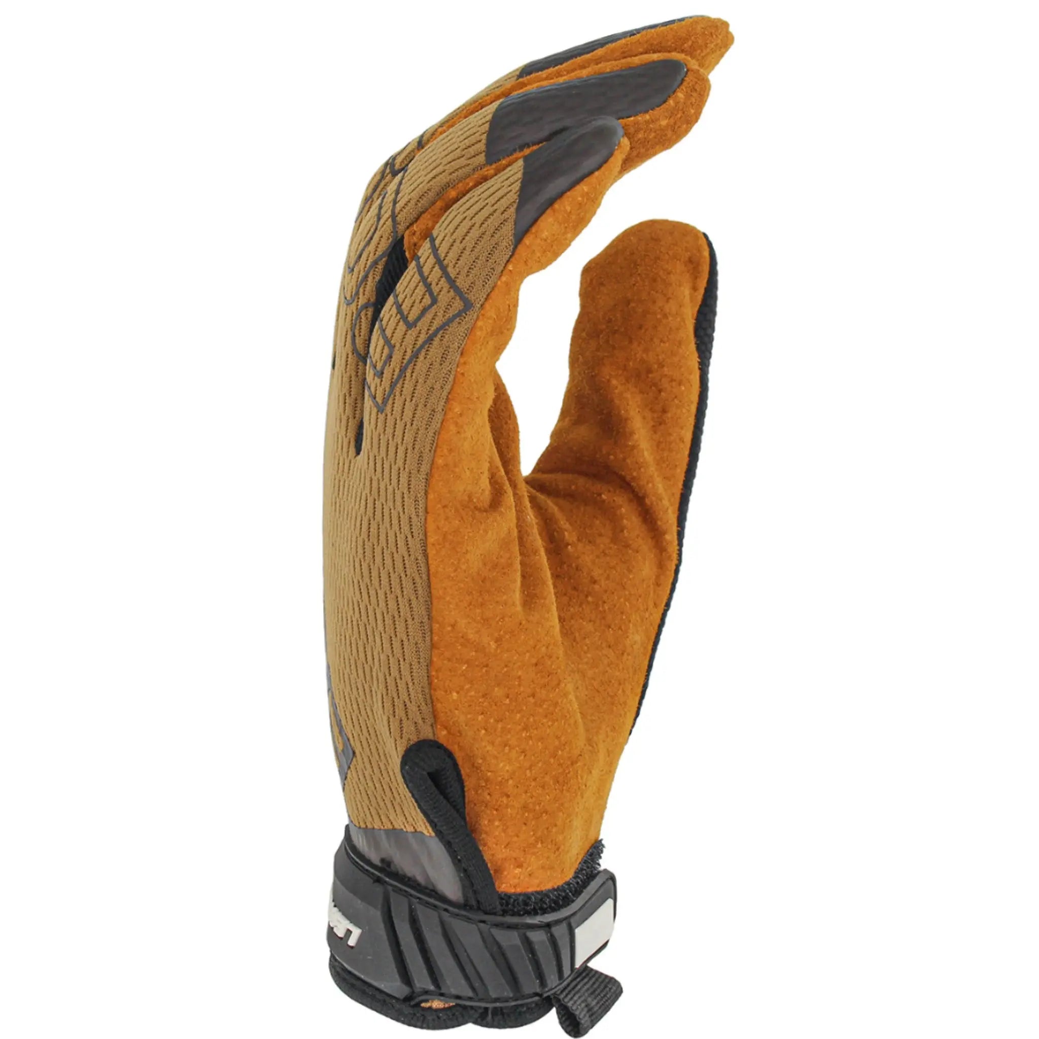PIP Boss Leather 120-ML1360T Premium Pigskin Leather Palm with Mesh Fabric Back Work Glove_Side_Image
