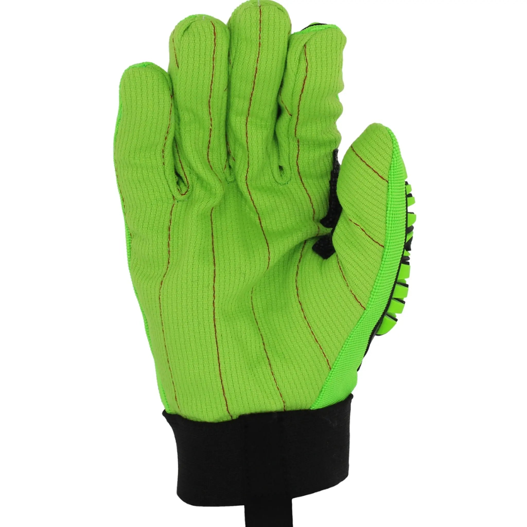 PIP Boss 120-MP2100 Corded Cotton Palm and Spandex Back, TPR Impact Protection Glove_Front_Image