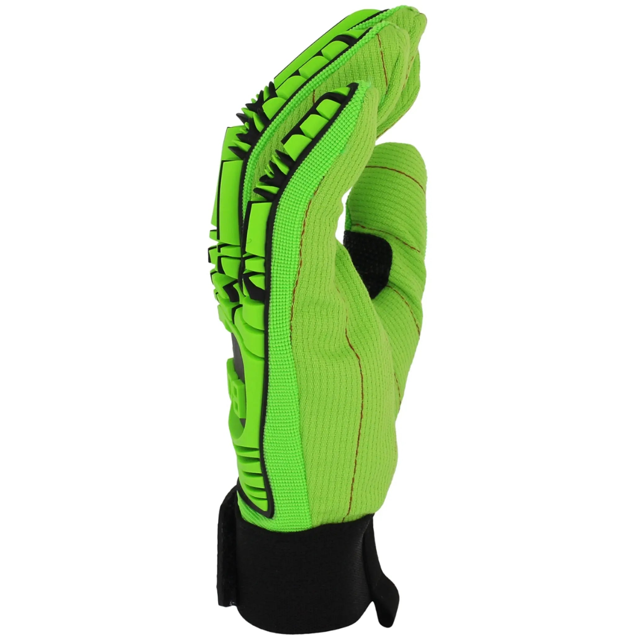 PIP Boss 120-MP2100 Corded Cotton Palm and Spandex Back, TPR Impact Protection Glove_Side_Image