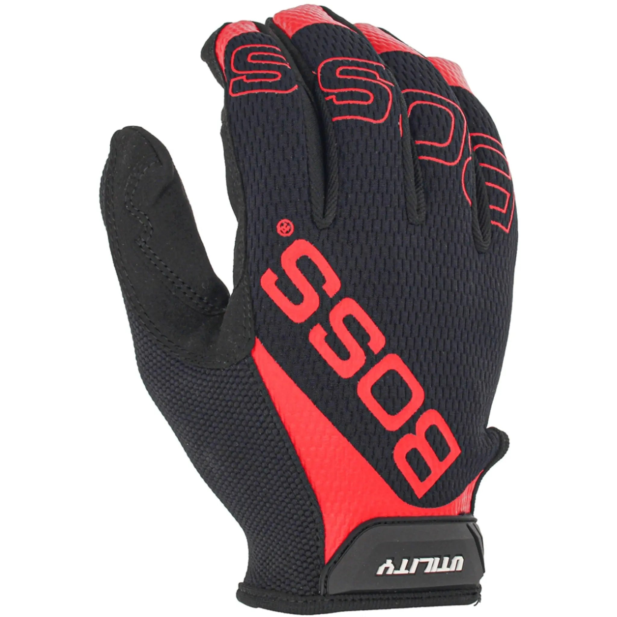 PIP Boss Utility 120-MU1210T Synthetic Microfiber Palm with Mesh Fabric Back Work Gloves_Back_Image_2