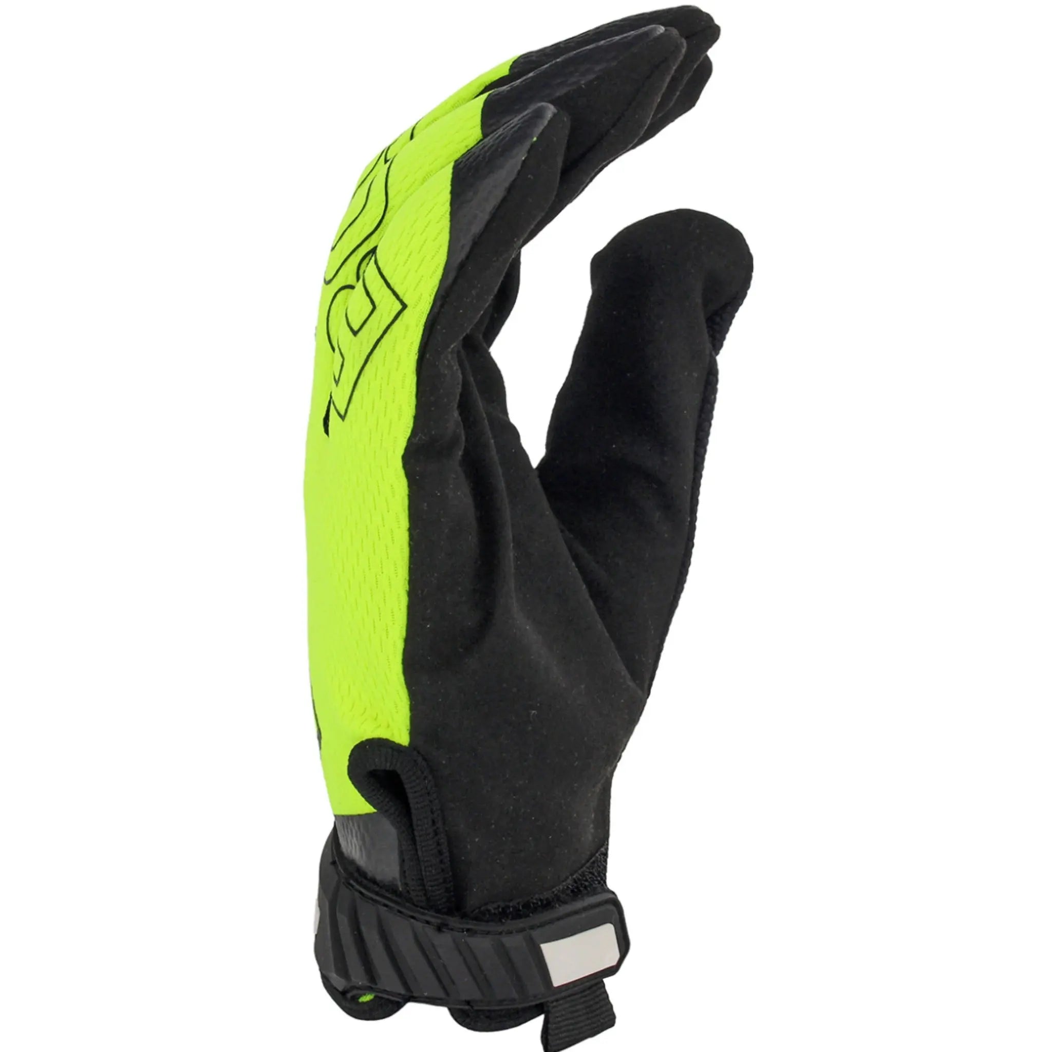 PIP Boss Utility 120-MV1230T Synthetic Microfiber Palm with Hi-Vis Mesh Fabric Back Work Glove_Side_Image