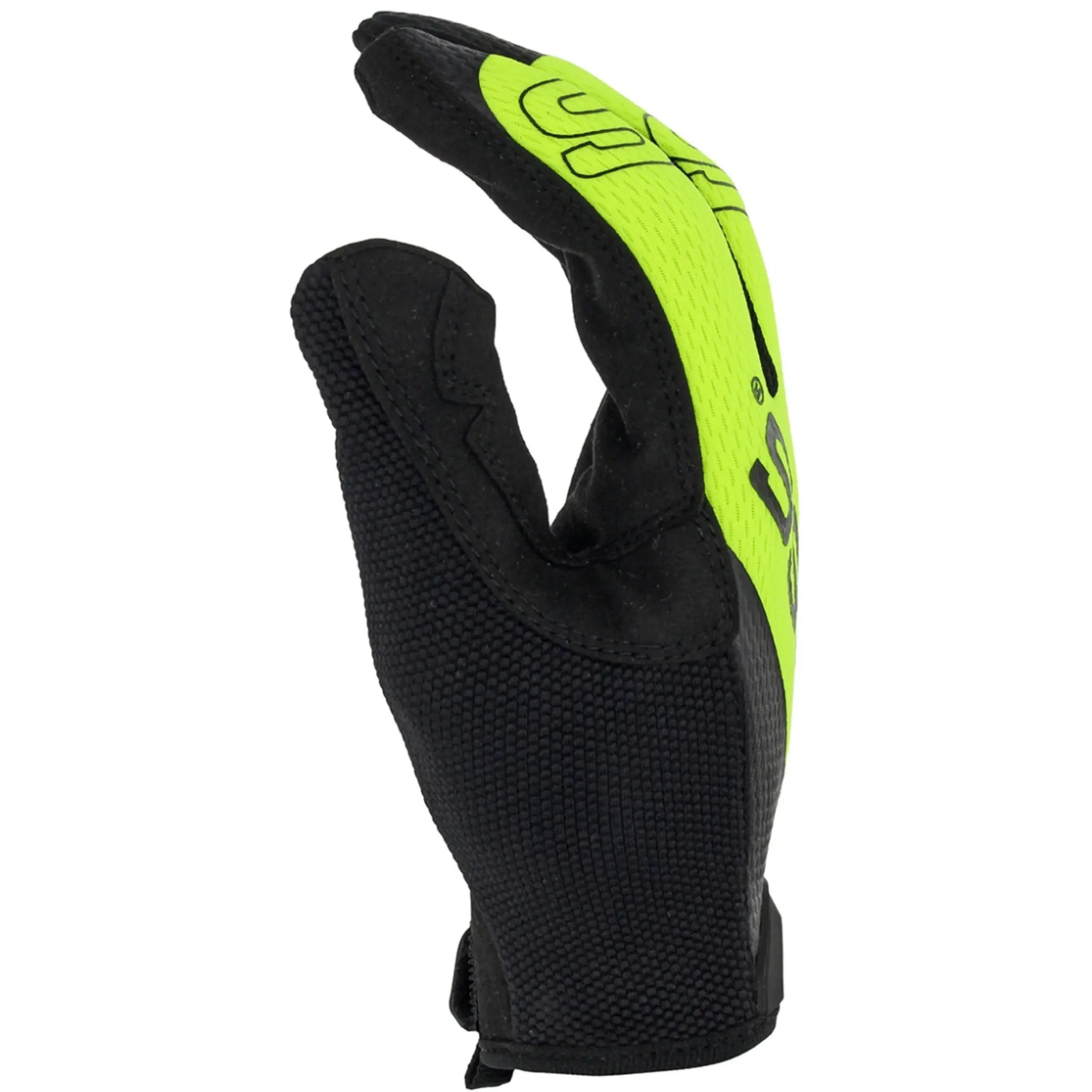 PIP Boss Utility 120-MV1230T Synthetic Microfiber Palm with Hi-Vis Mesh Fabric Back Work Glove_Side_Image_2