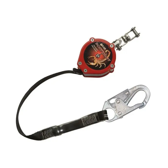 Honeywell Miller 130015/8FT Personal Fall Limiter, Red, One Size, 1 Each