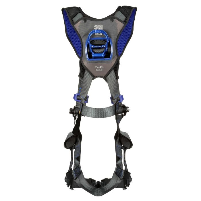 3M DBI-SALA 1403202 ExoFit X300 X-Style Climbing Vest Safety Harness, Gray, Medium/Large, 1 Each