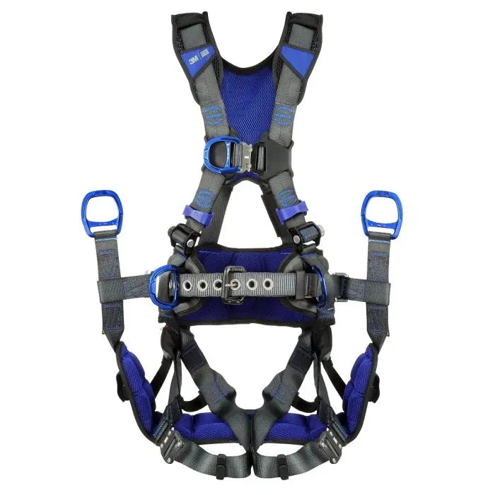 3M DBI-SALA ExoFit X300 X-Style Tower Climbing Safety Harness, Gray, 1 Each