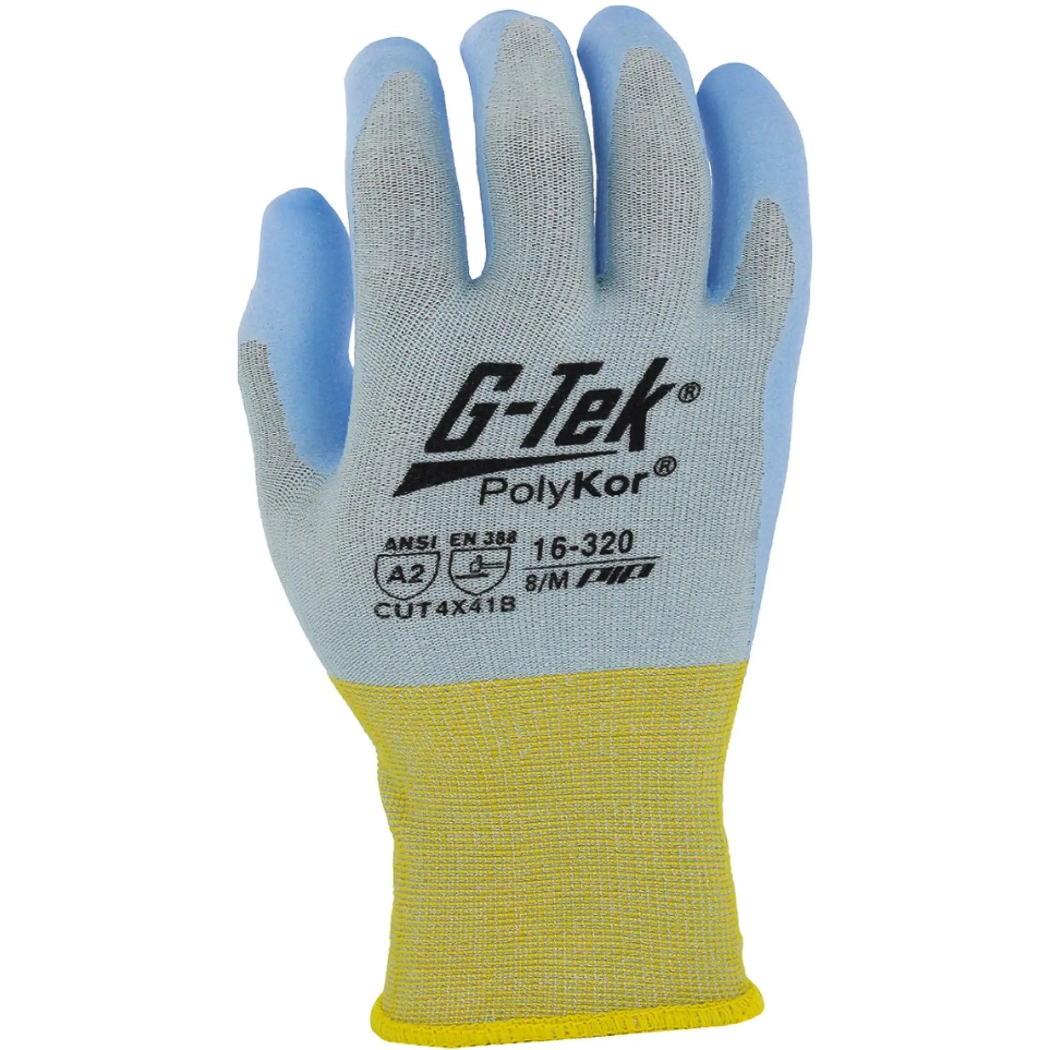PIP G-Tek 16-320 PolyKor Seamless Knit X7 Blended Glove NeoFoam Coated - Touchscreen Compatible_Back_Image