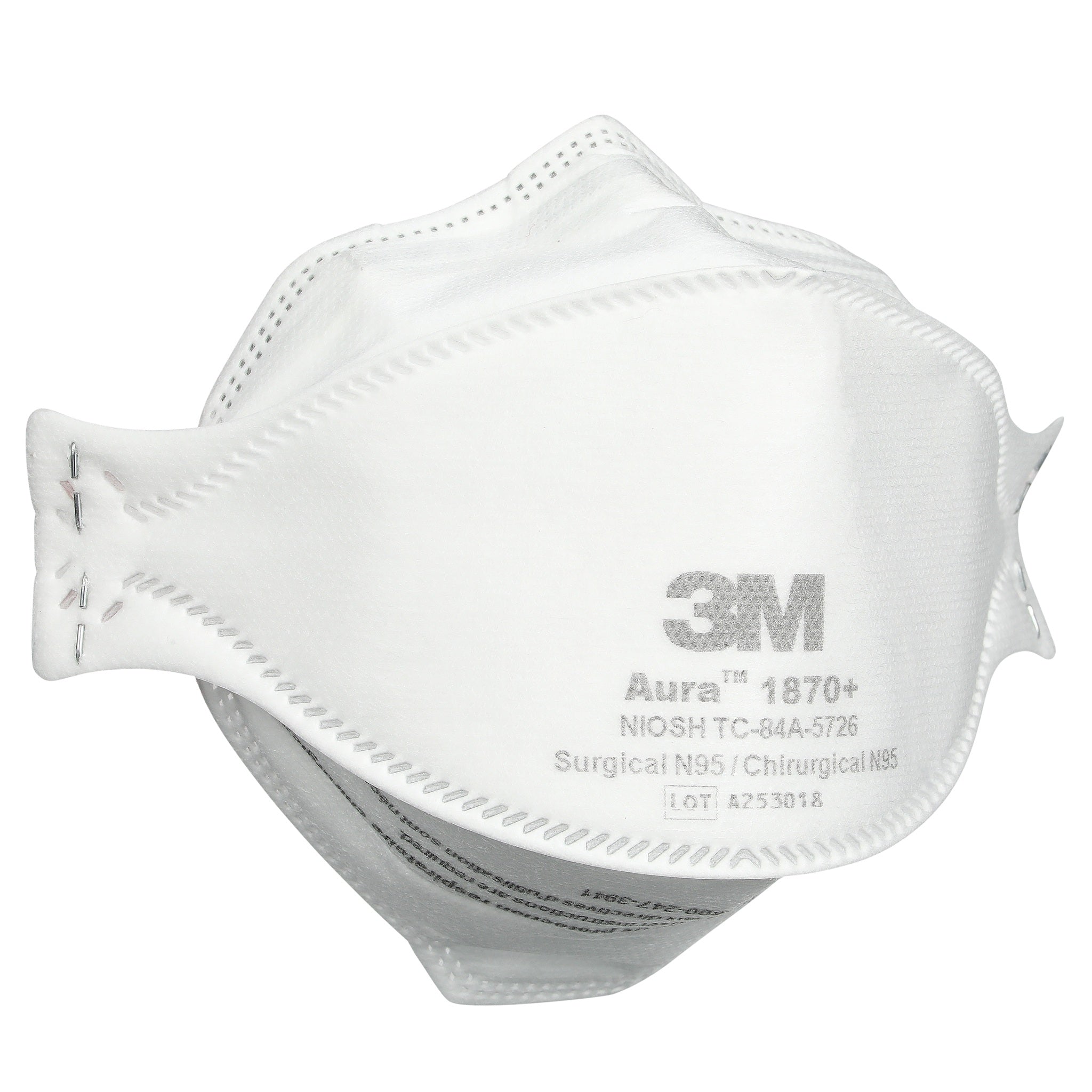 3M 1870+ Aura N95 Health Care Particulate Respirator & Surgical Mask