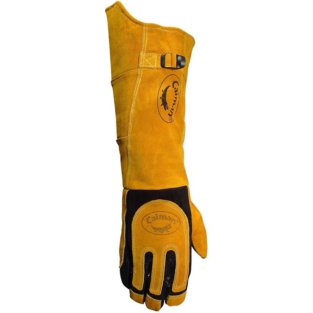 PIP Caiman 1878 21" Deerskin FR Insulated MIG/Stick Welding Gloves, Box of 6 Pairs