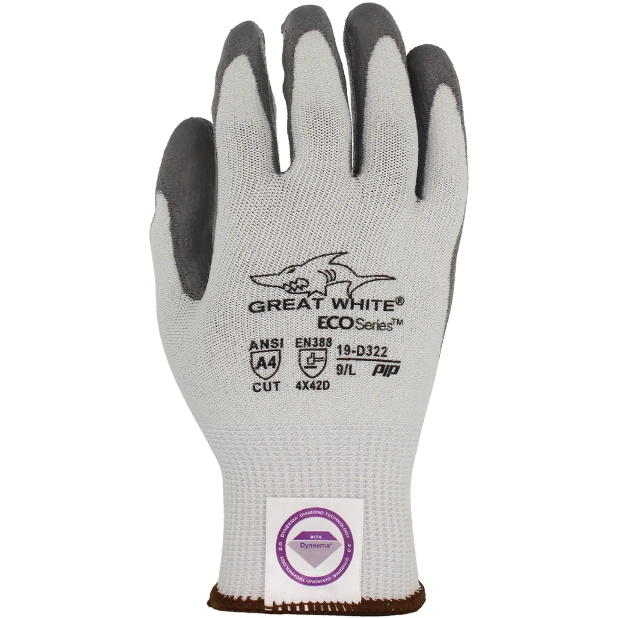 PIP Great White 19-D322V 3GX CR Sustainable Fiber Glove, Vend Pack_Back_Image