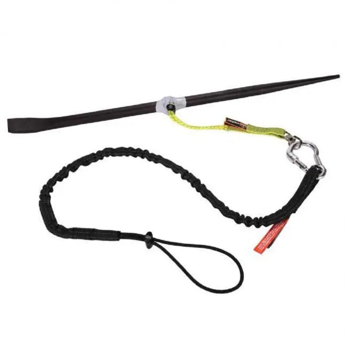 Ergodyne Squids 3100 Single Carabiner Tool Lanyard - 10lbs, Black, Box of 6