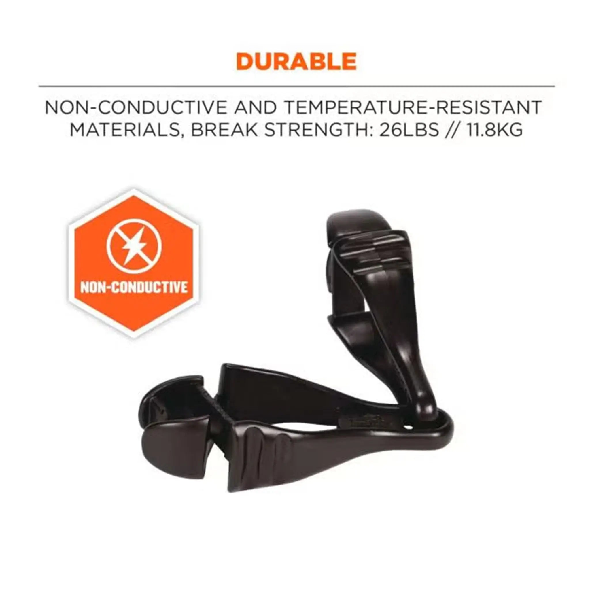 Ergodyne 19112 3400 Glove Clip Black Durable