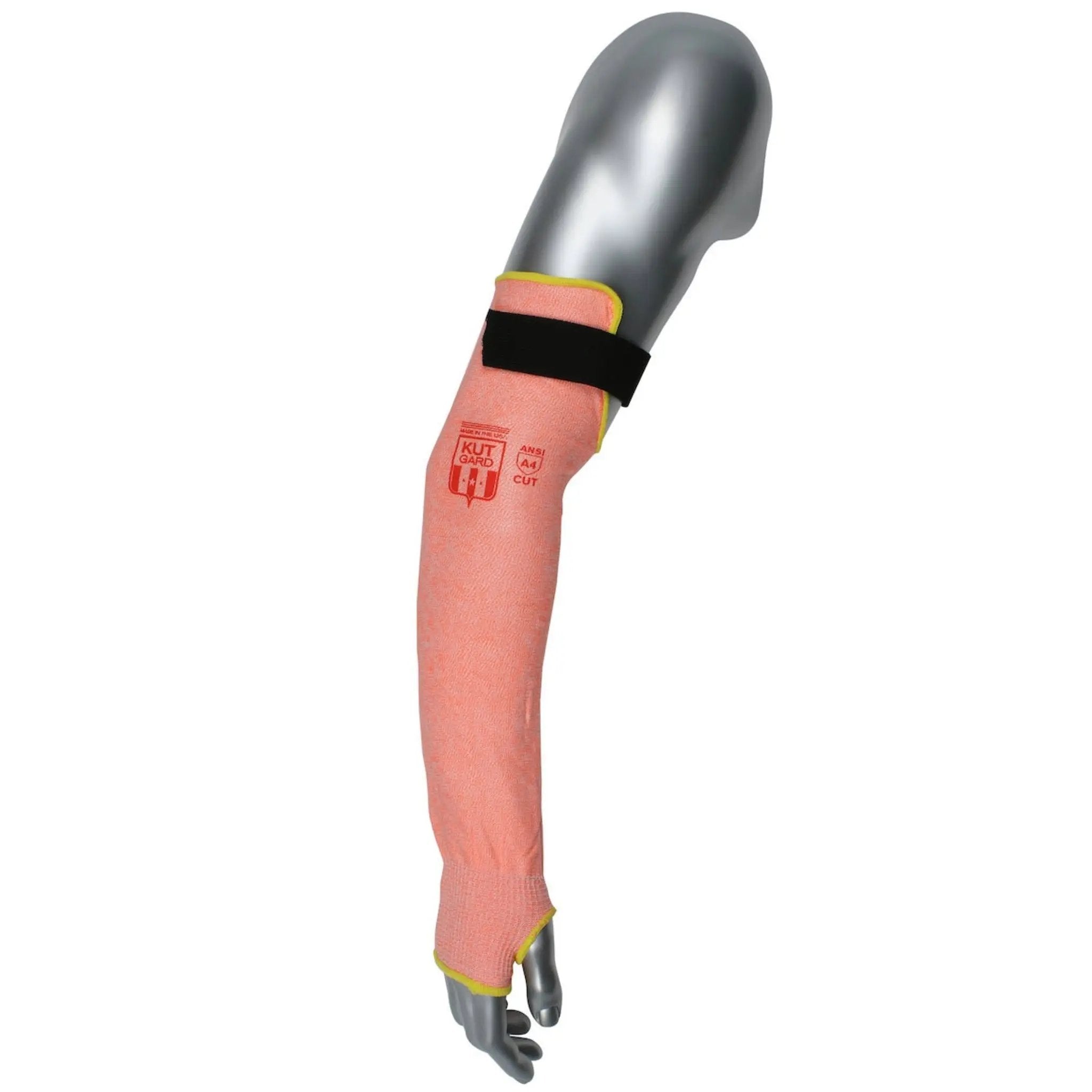 PIP Kut Gard 20-S13ATA/PE4HVO ATA Technology, HPPE, 13 Gauge, ANSI A4 Sleeve with Top of Arm Hook and Loop Closure_Main_Image