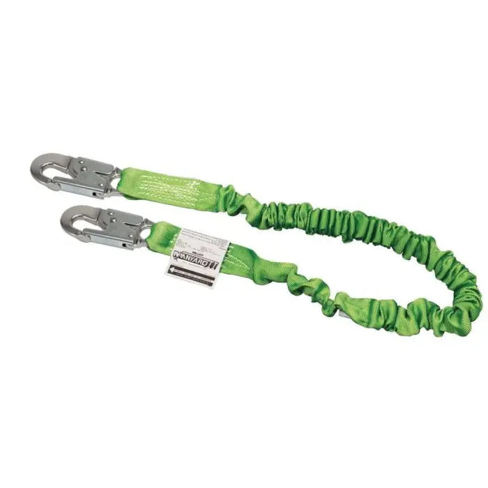 Honeywell Miller Manyard II 216M-Z7/6FTGN Stretchable Shock-Absorbing Lanyard, Green, One Size, 1 Each
