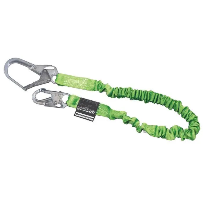 Honeywell Miller Manyard II 219M-Z7/6FTGN Stretchable Shock-Absorbing Lanyard, Green, One Size, 1 Each