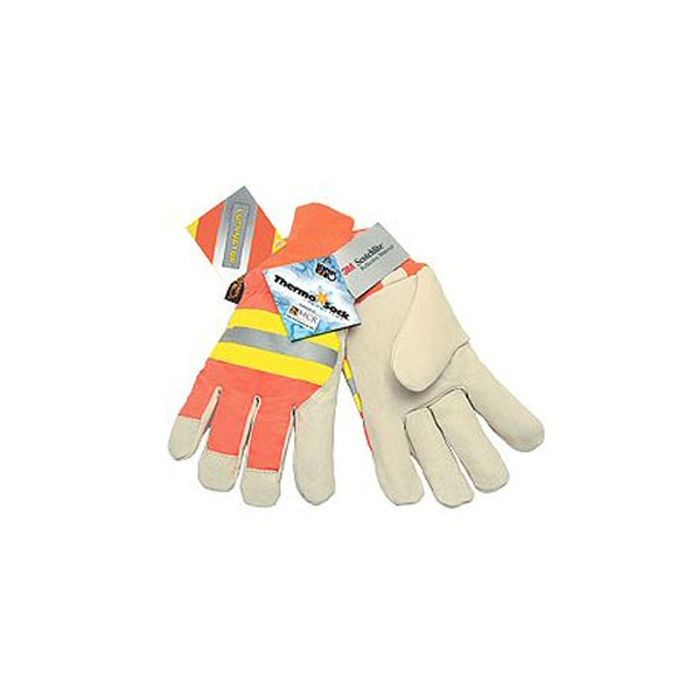 Hi Vis Pigskin Leather Driver Gloves, Box of 12