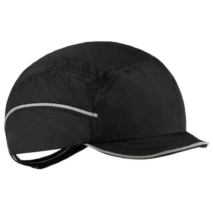 Ergodyne Skullerz 8955 Lightweight Bump Cap Hat, Black, Long Brim, 1 Each