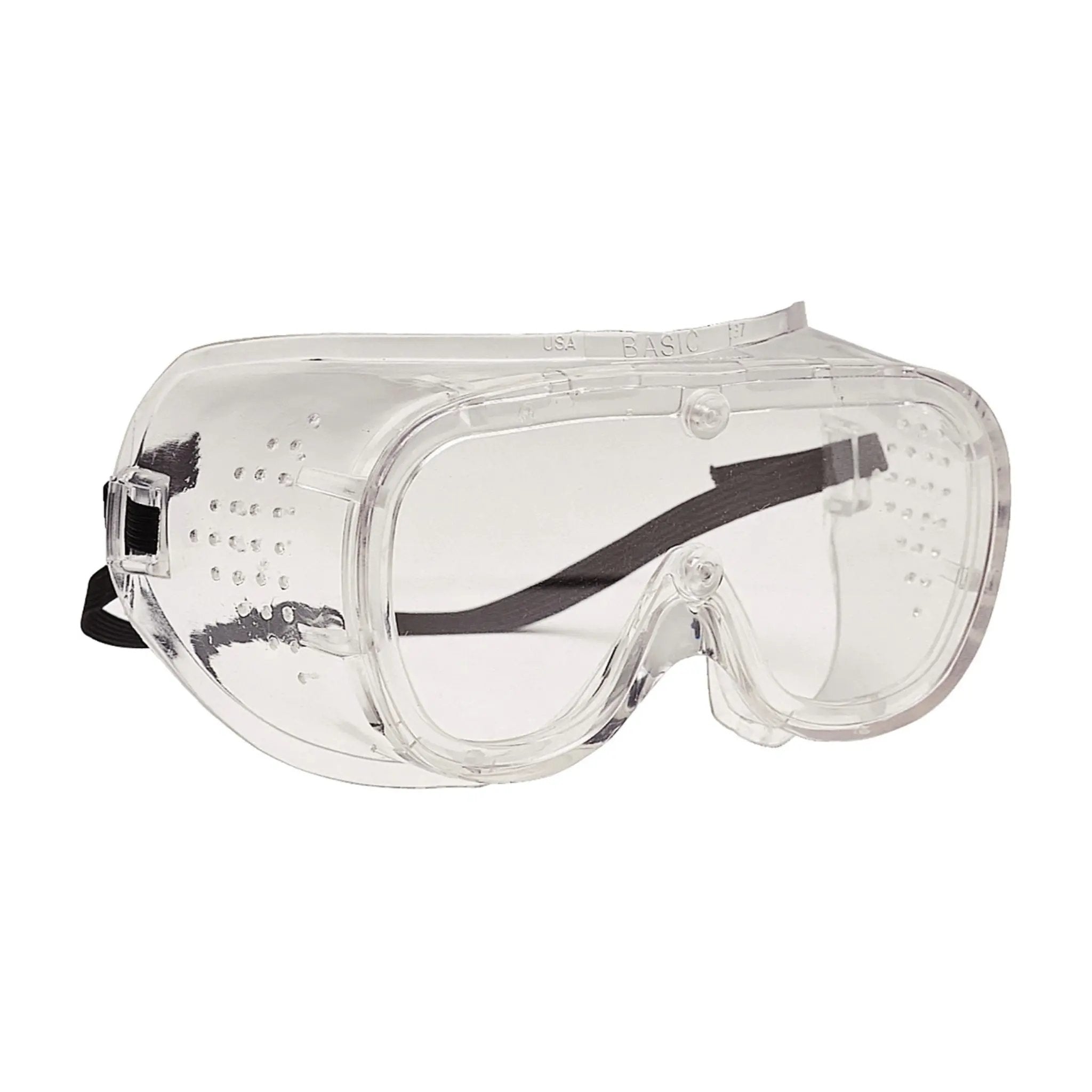 PIP 440 Basic 248-4400-400 Direct Vent Goggle, Clear Body, Clear Anti-Scratch/Anti-Fog Lens_Side_Image