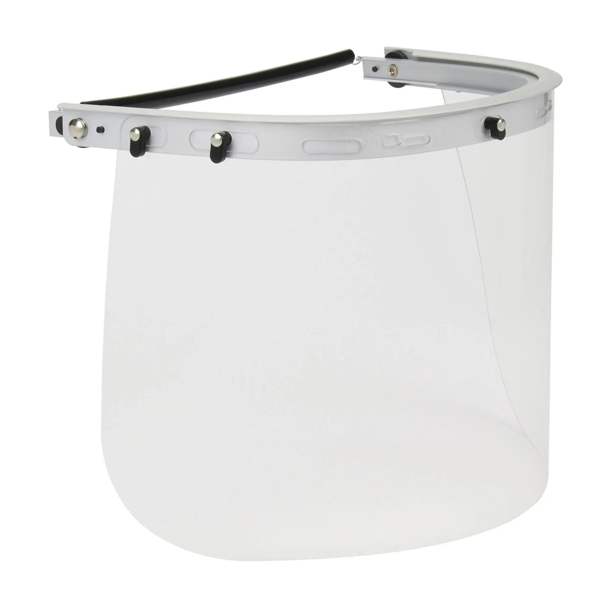 PIP Bouton Optical 251-01-5271 Aluminum Face Shield Bracket for Cap Style Hard Hats_With_Shield