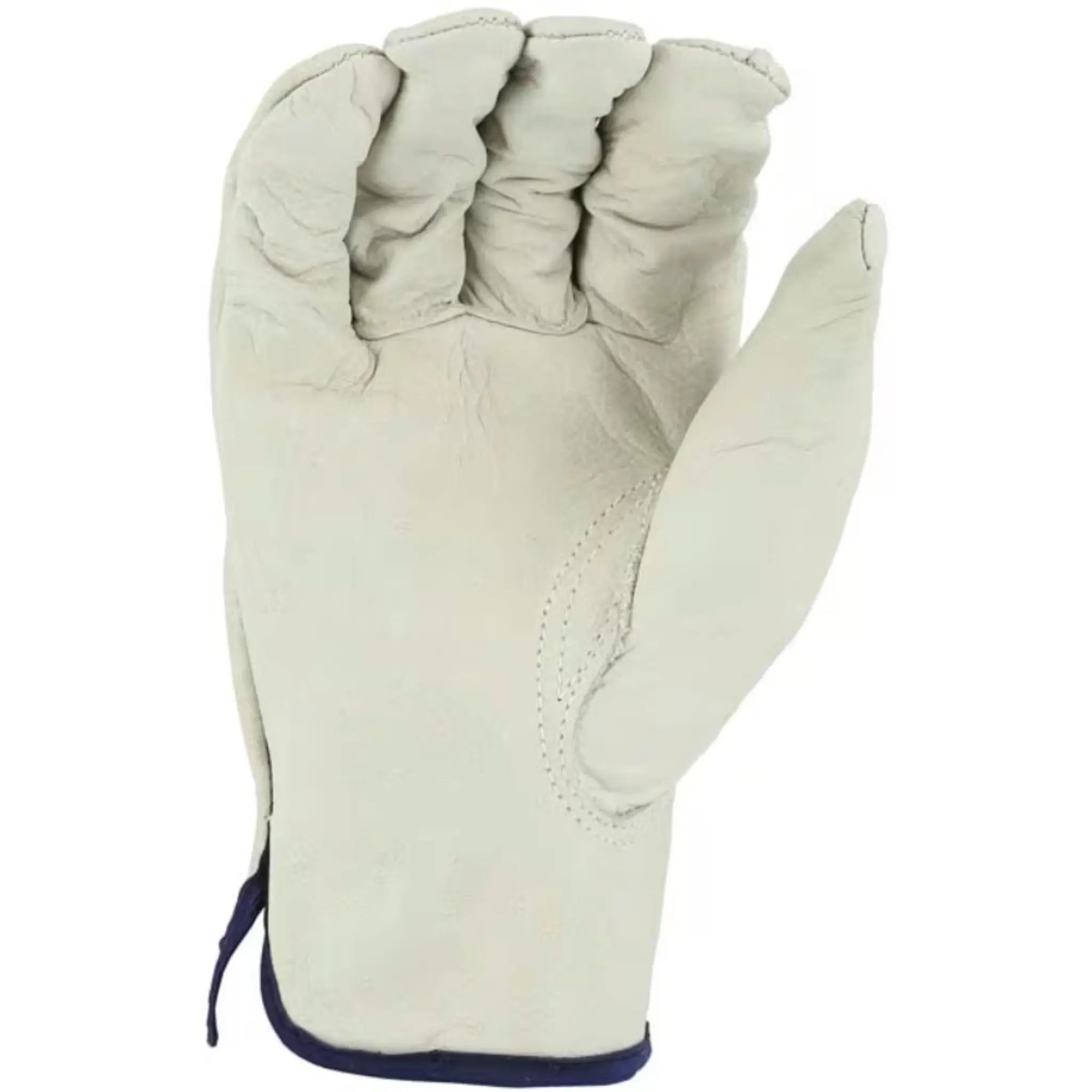 MAJESTIC GLOVE 2510B Industrial Grade Cowhide, Keystone Thumb, Drivers Glove, Beige, 1 Dozen-frontimage