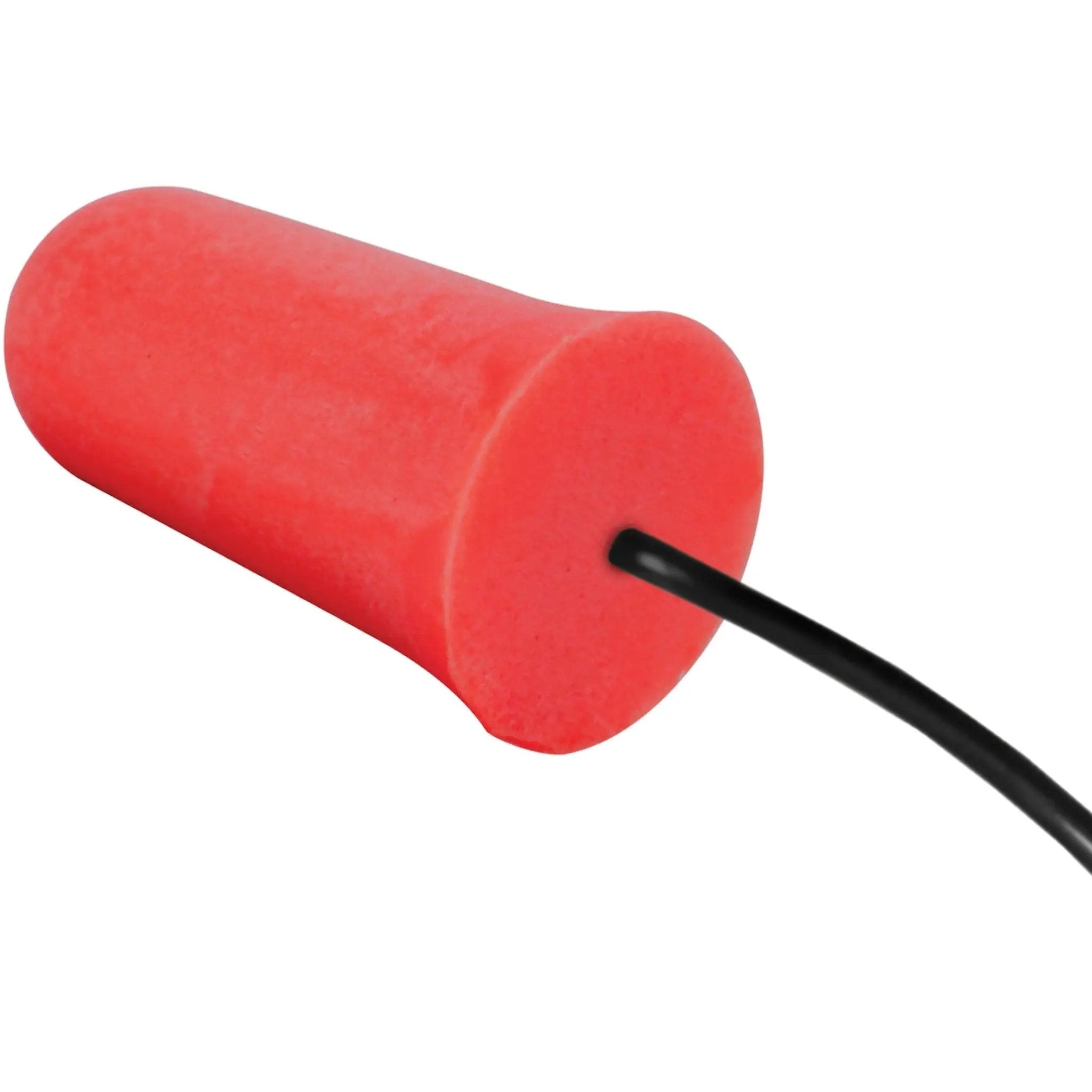 PIP Mega Flare Plus 267-HPF910C Disposable Soft Polyurethane Foam Corded Earplugs NRR33_Side_image