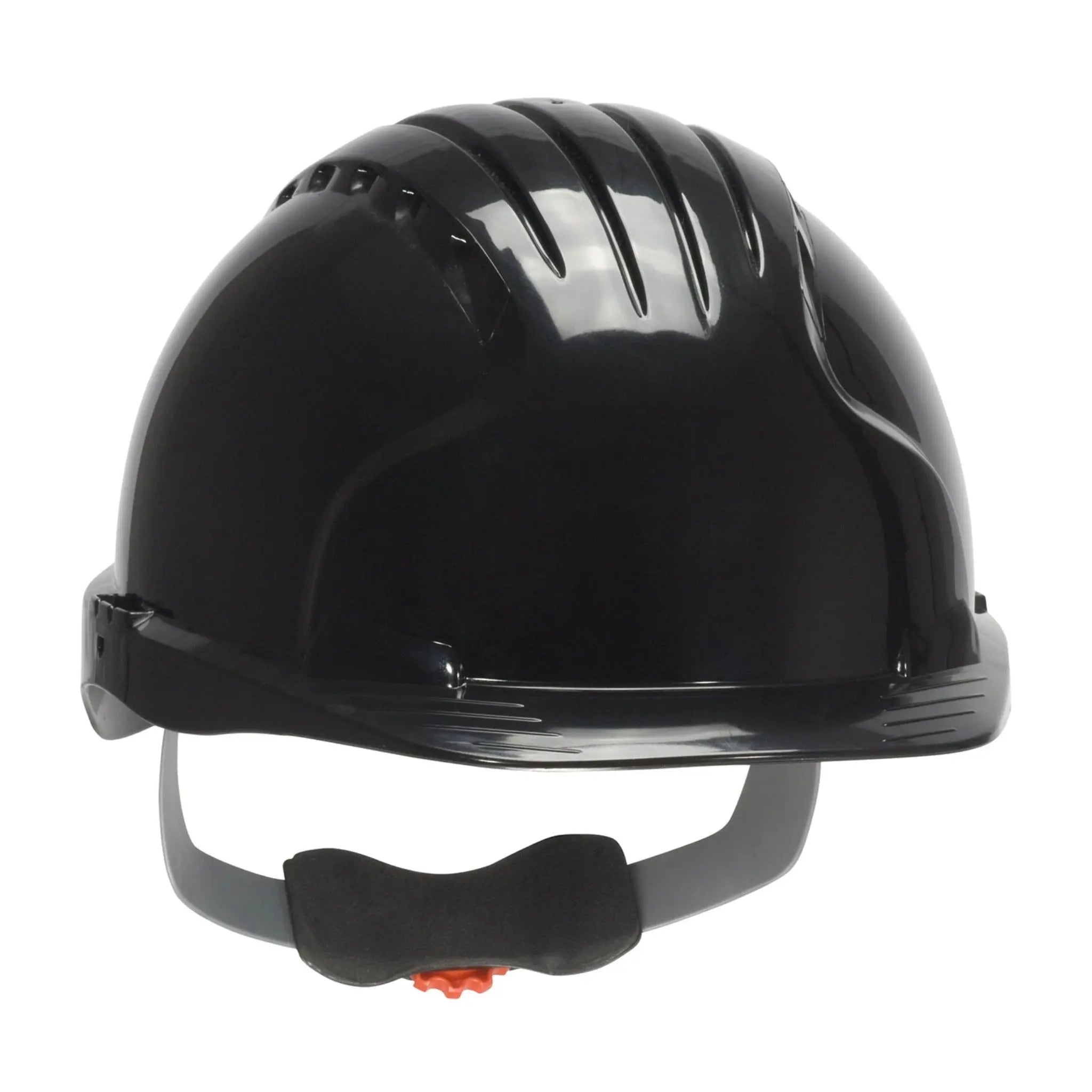 PIP Evolution Deluxe 280-EV6151 HDPE Shell 6-Point Polyester Suspension and Wheel Ratchet Adjustment, Cap Style Hard Hat_Black