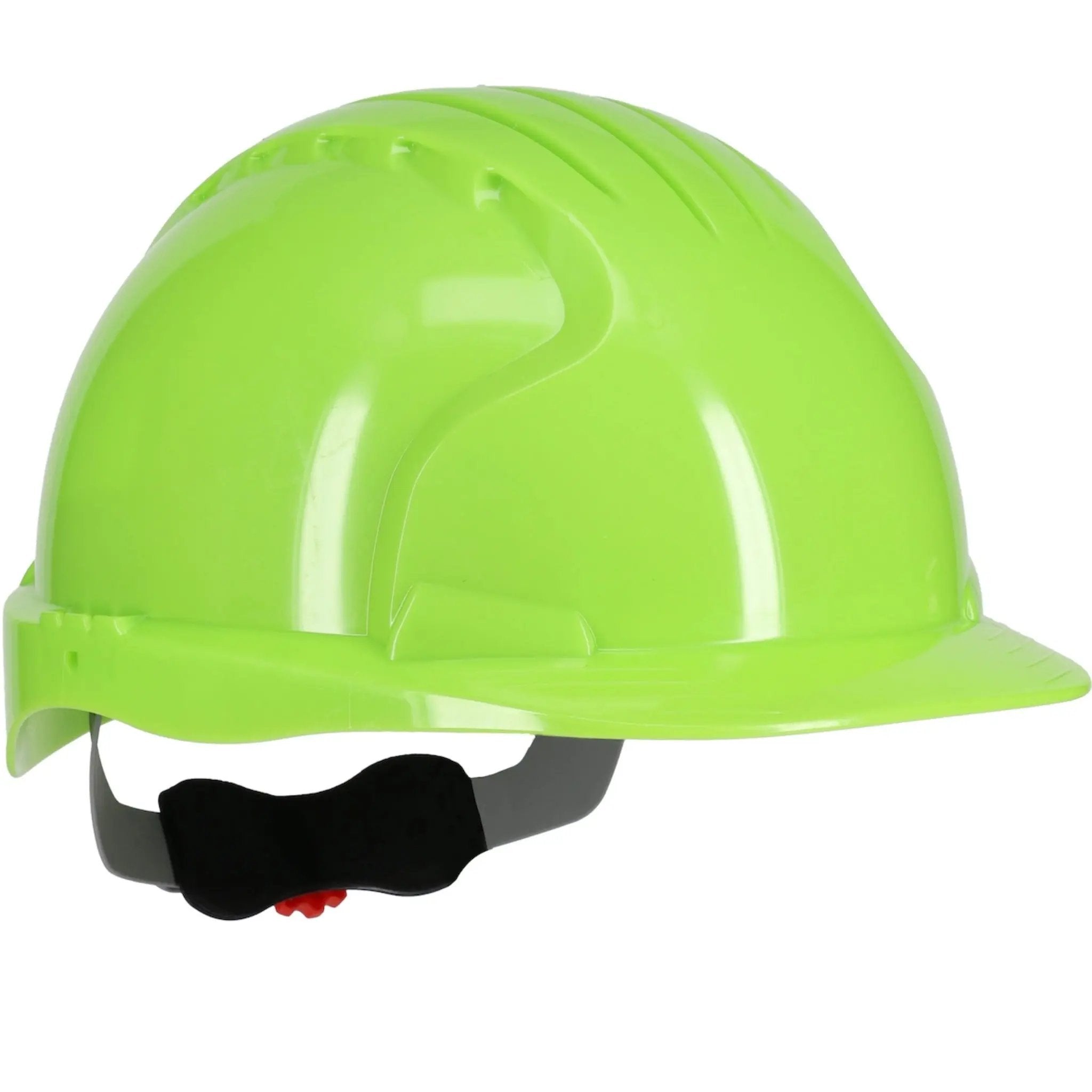 PIP Evolution Deluxe 280-EV6151 HDPE Shell 6-Point Polyester Suspension and Wheel Ratchet Adjustment, Cap Style Hard Hat_Neon_Yellow
