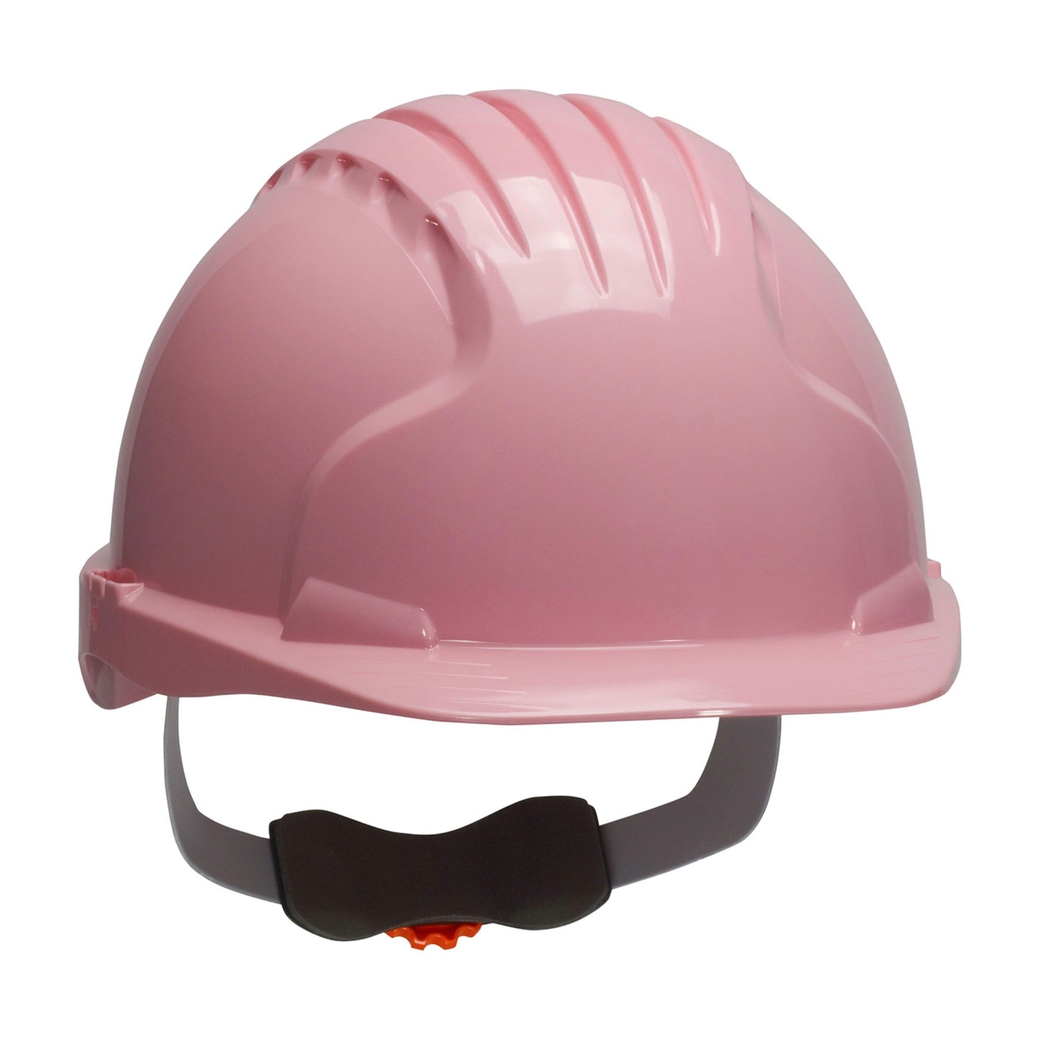 PIP Evolution Deluxe 280-EV6151 HDPE Shell 6-Point Polyester Suspension and Wheel Ratchet Adjustment, Cap Style Hard Hat_Pink