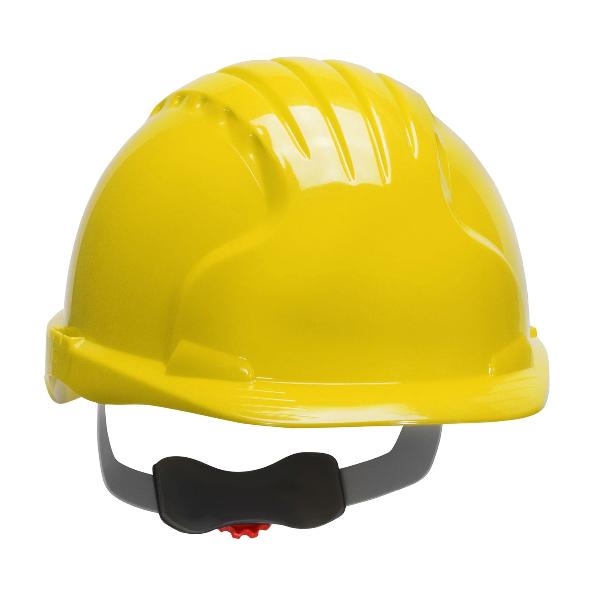 PIP Evolution Deluxe 280-EV6151 HDPE Shell 6-Point Polyester Suspension and Wheel Ratchet Adjustment, Cap Style Hard Hat_Yellow