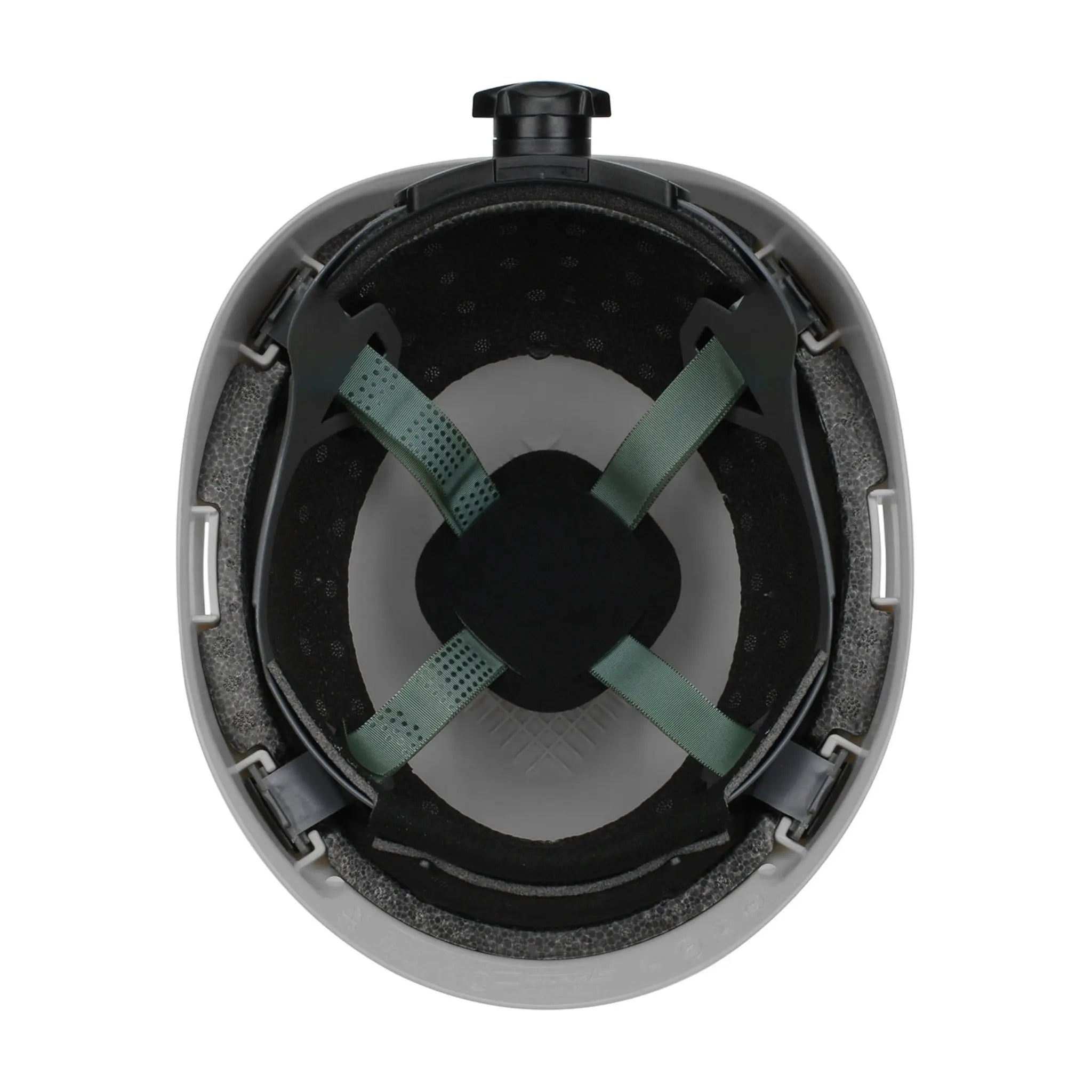 PIP Rocky 280-HP142R Industrial Climbing Helmet with Polycarbonate / ABS Shell, Hi-Density Foam Impact Liner, Nylon Suspension_Gray_Under