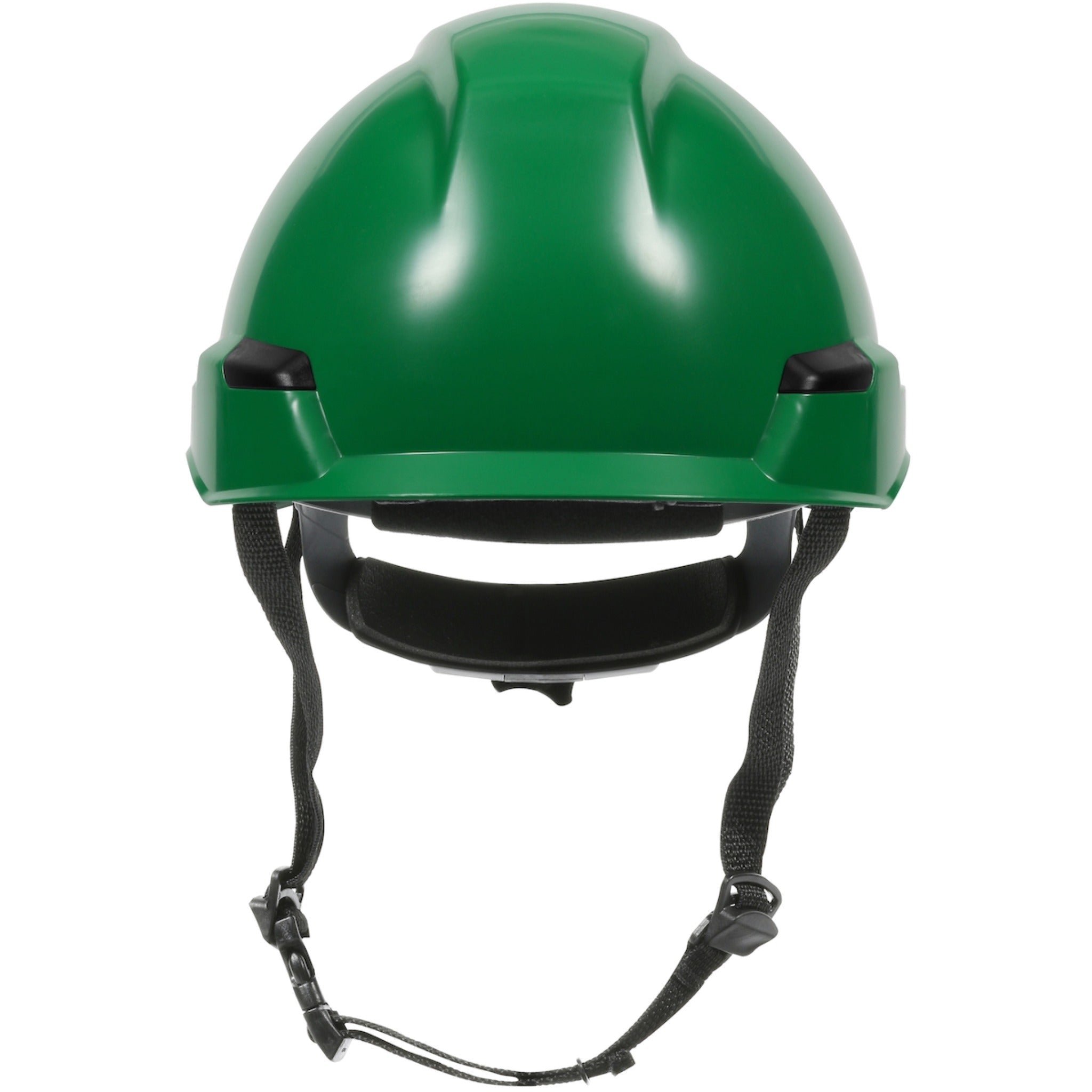 PIP Rocky 280-HP142R Industrial Climbing Helmet with Polycarbonate / ABS Shell, Hi-Density Foam Impact Liner, Nylon Suspension_Green_Front