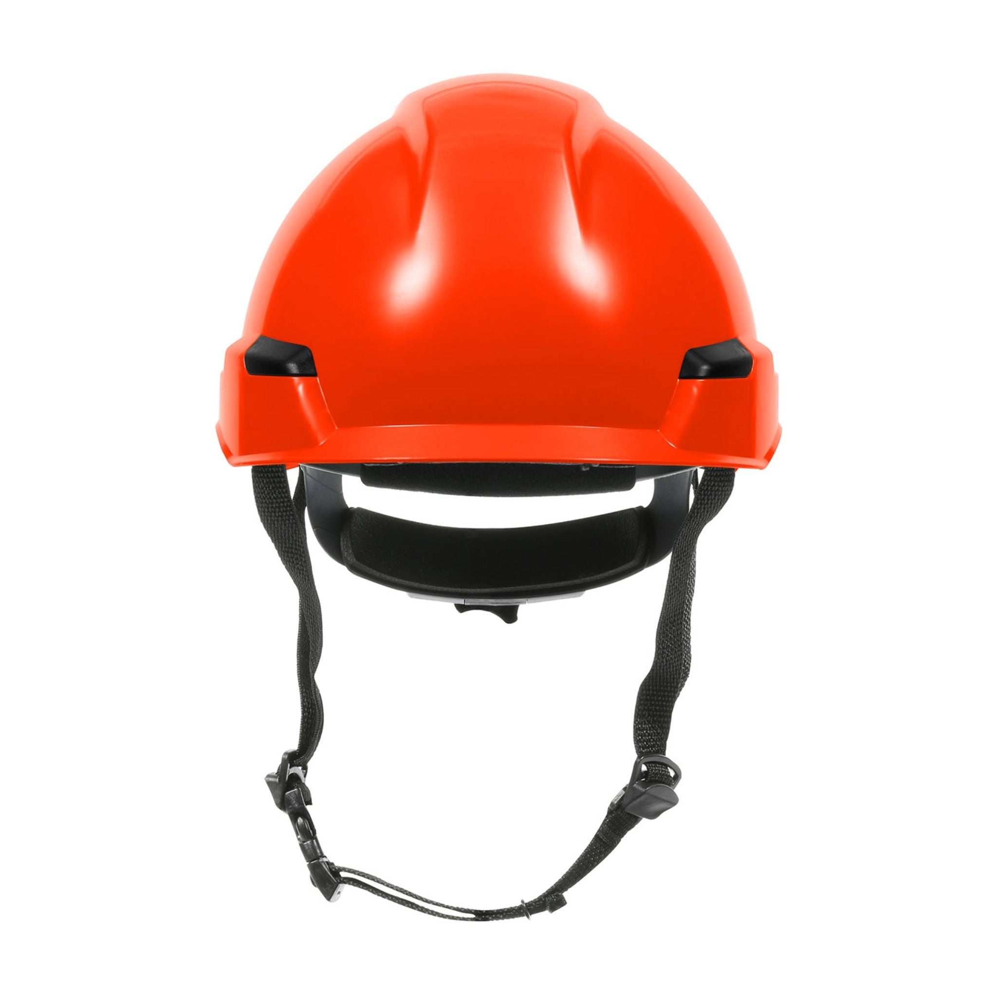 PIP Rocky 280-HP142R Industrial Climbing Helmet with Polycarbonate / ABS Shell, Hi-Density Foam Impact Liner, Nylon Suspension_Orange_Front