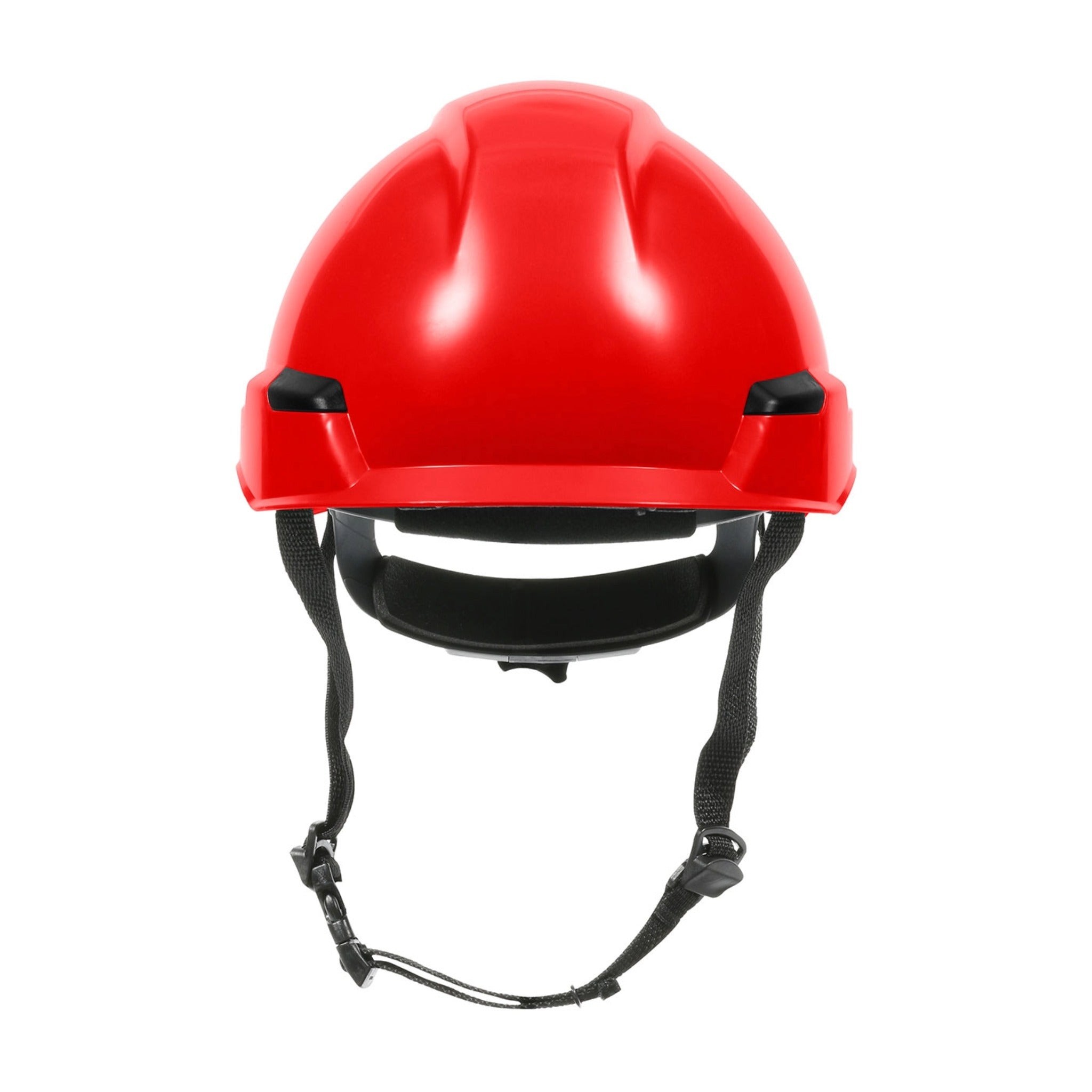 PIP Rocky 280-HP142R Industrial Climbing Helmet with Polycarbonate / ABS Shell, Hi-Density Foam Impact Liner, Nylon Suspension_Red_Back