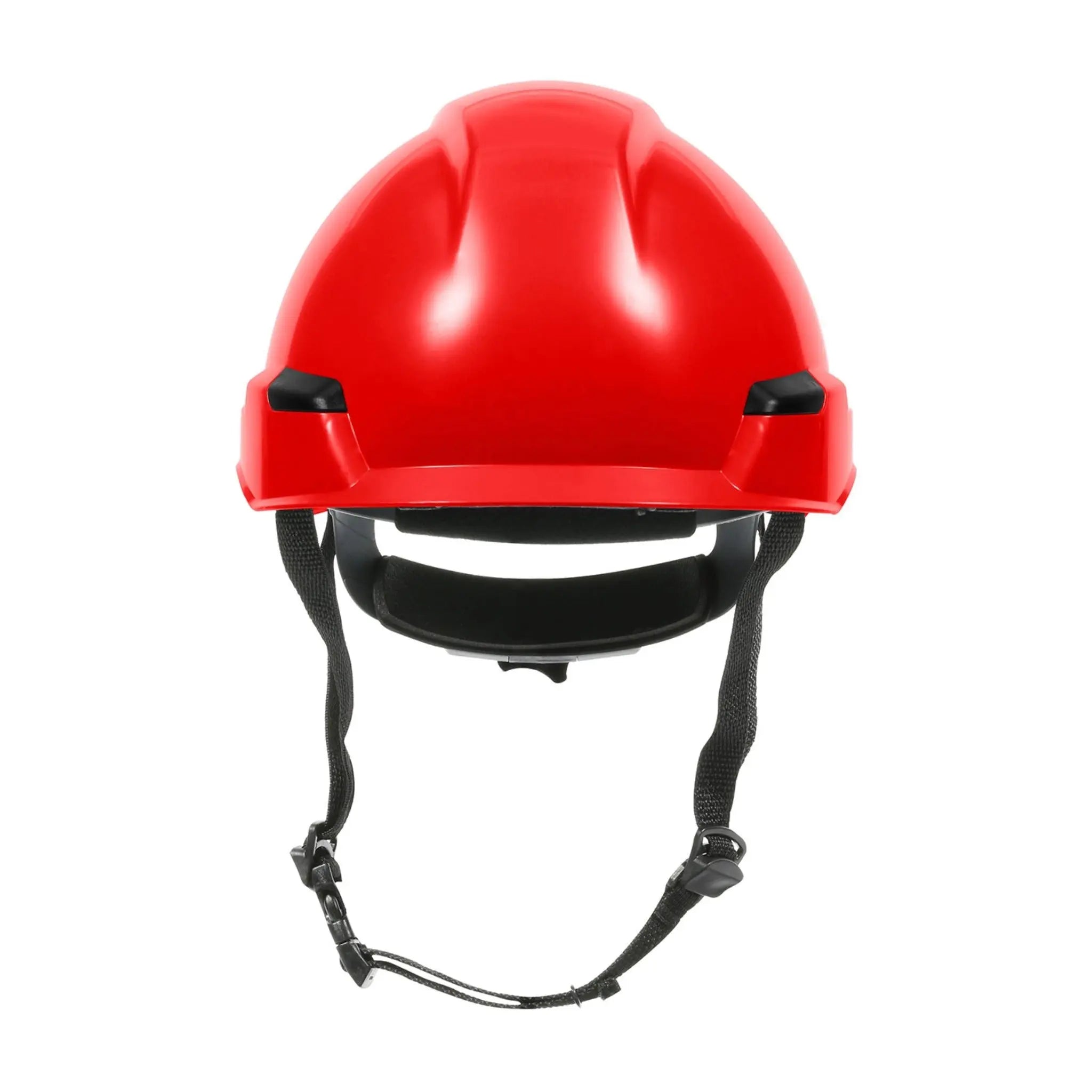 PIP Rocky 280-HP142R Industrial Climbing Helmet with Polycarbonate / ABS Shell, Hi-Density Foam Impact Liner, Nylon Suspension_Red_Back