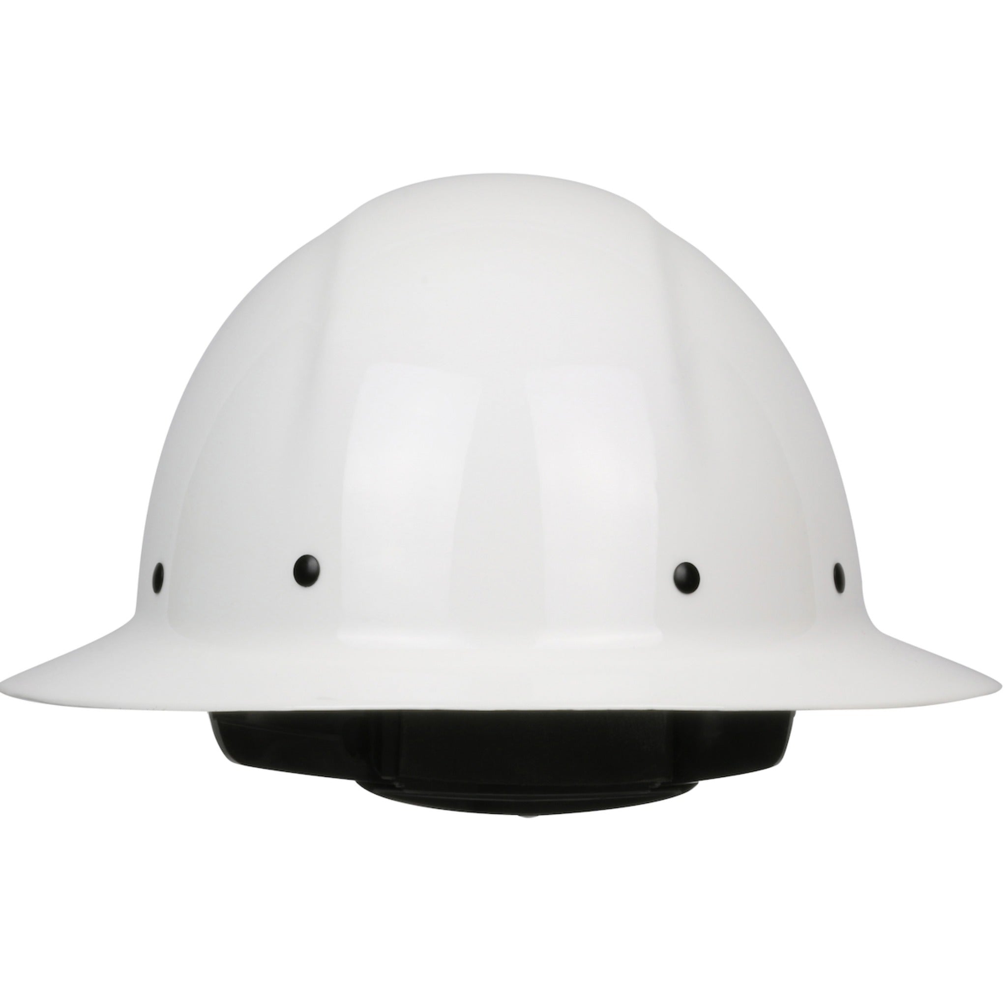 PIP Wolfjaw 280-HP1481R Full Brim Smooth Dome Hard Hat_White_Front