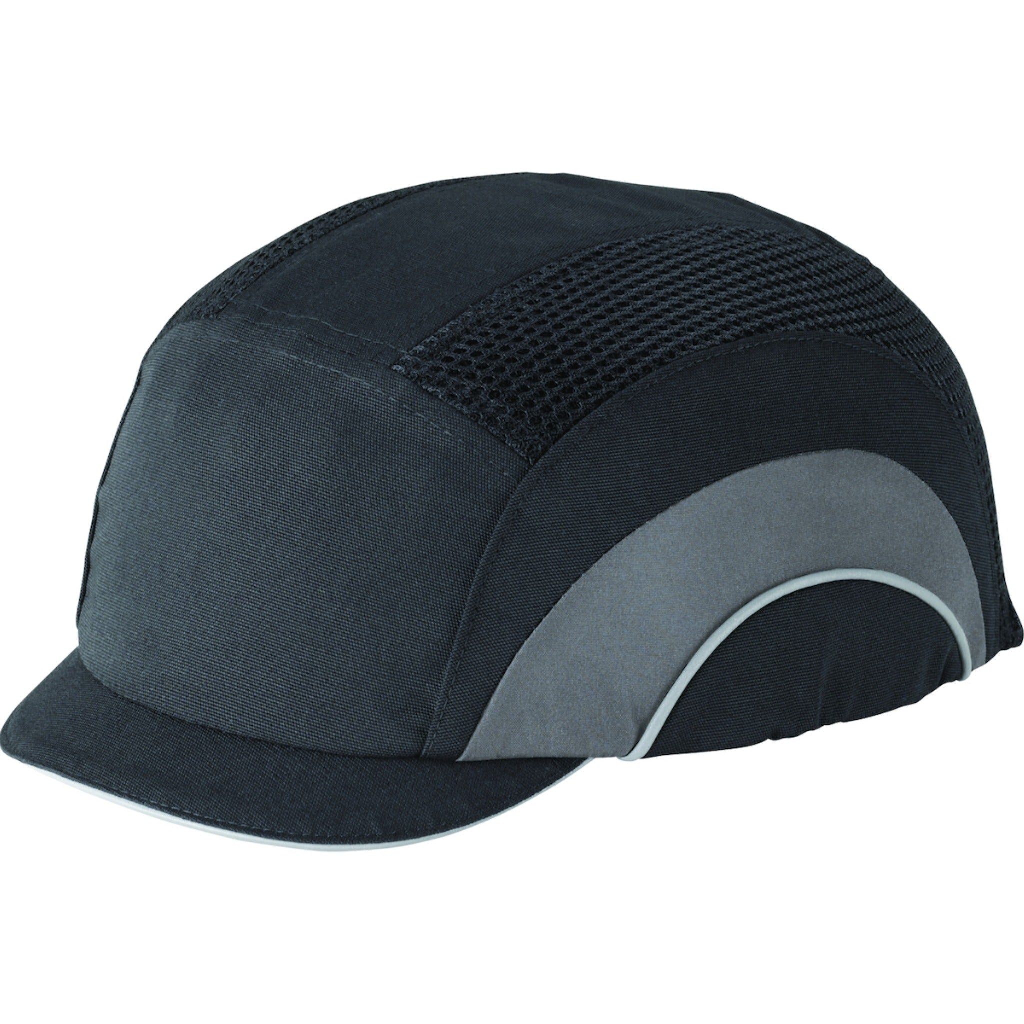 PIP HardCap A1+ 282-ABM130 Baseball Style Bump Cap with HDPE Protective Liner and Adjustable Back, Micro Brim_Gray