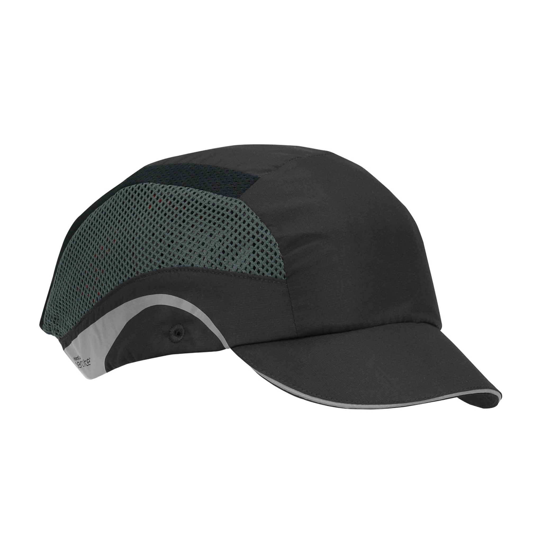 PIP HardCap Aerolite 282-AES150 Lightweight Baseball Style Short Brim Bump Cap_Black