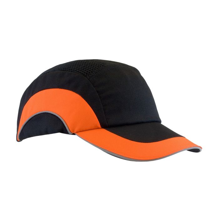 PIP HardCap A1+ 282-ABR170-18 Baseball Style Bump Cap, Hi-Vis Orange, One Size, Case of 20