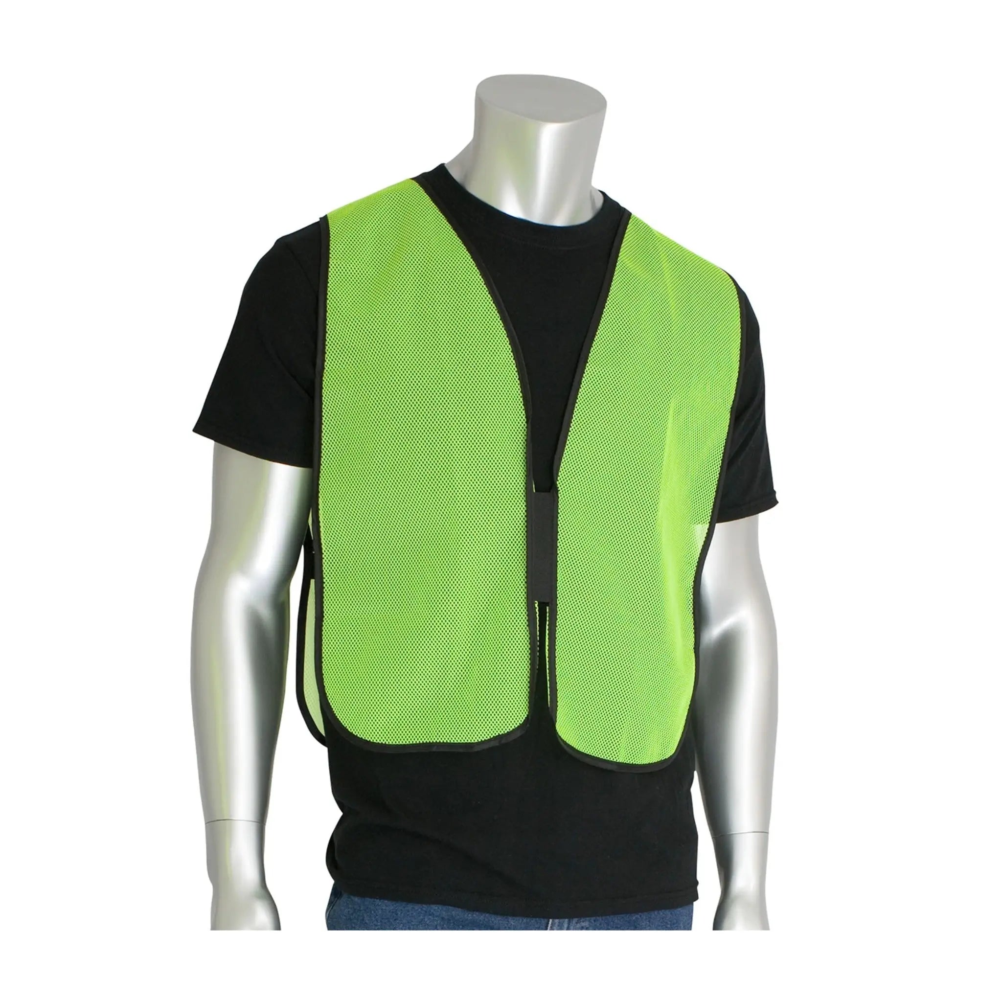 PIP 300-0800 Non-ANSI Mesh Safety Vest_Yellow