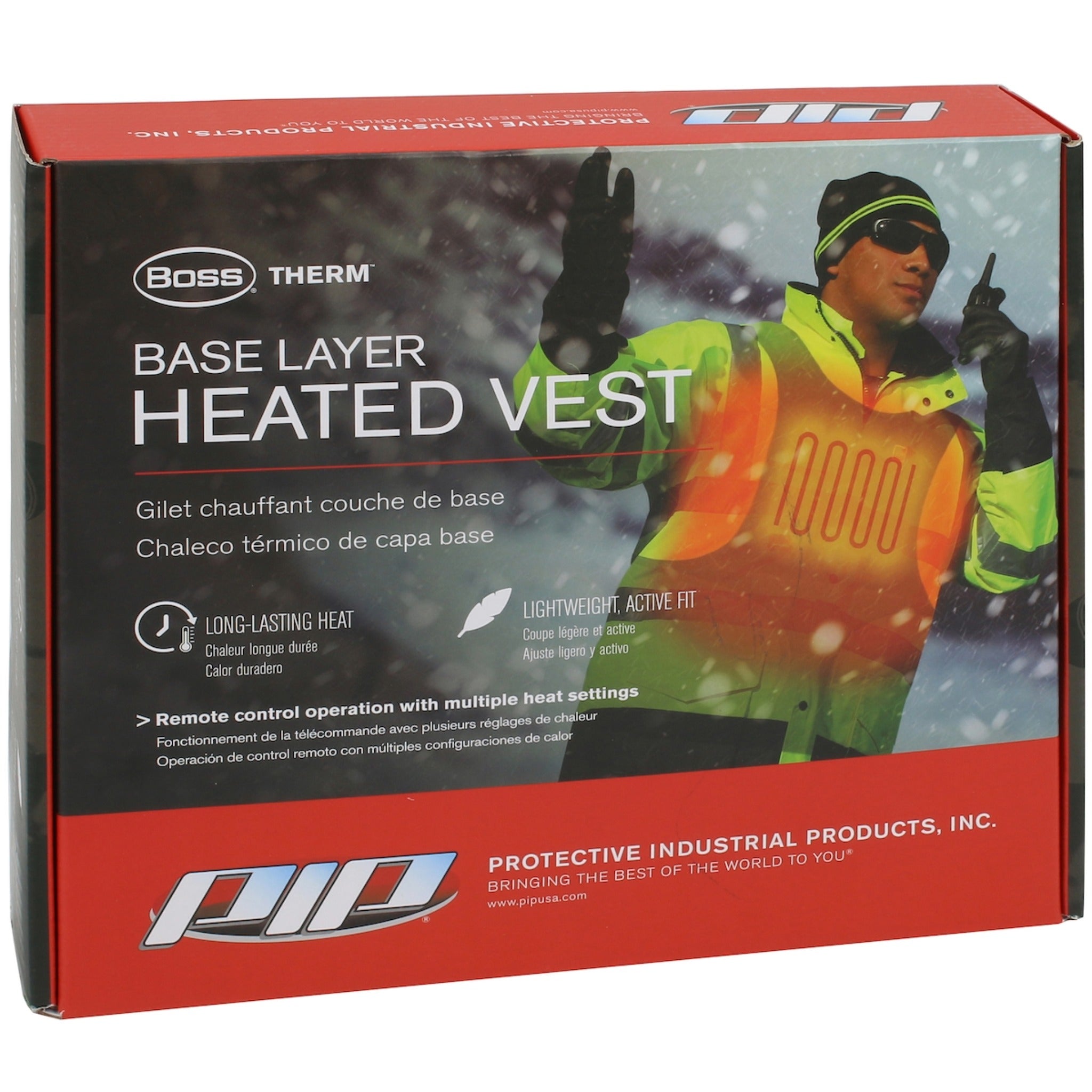 PIP Boss 300-HV100 Therm Heated Vest_Front_Package