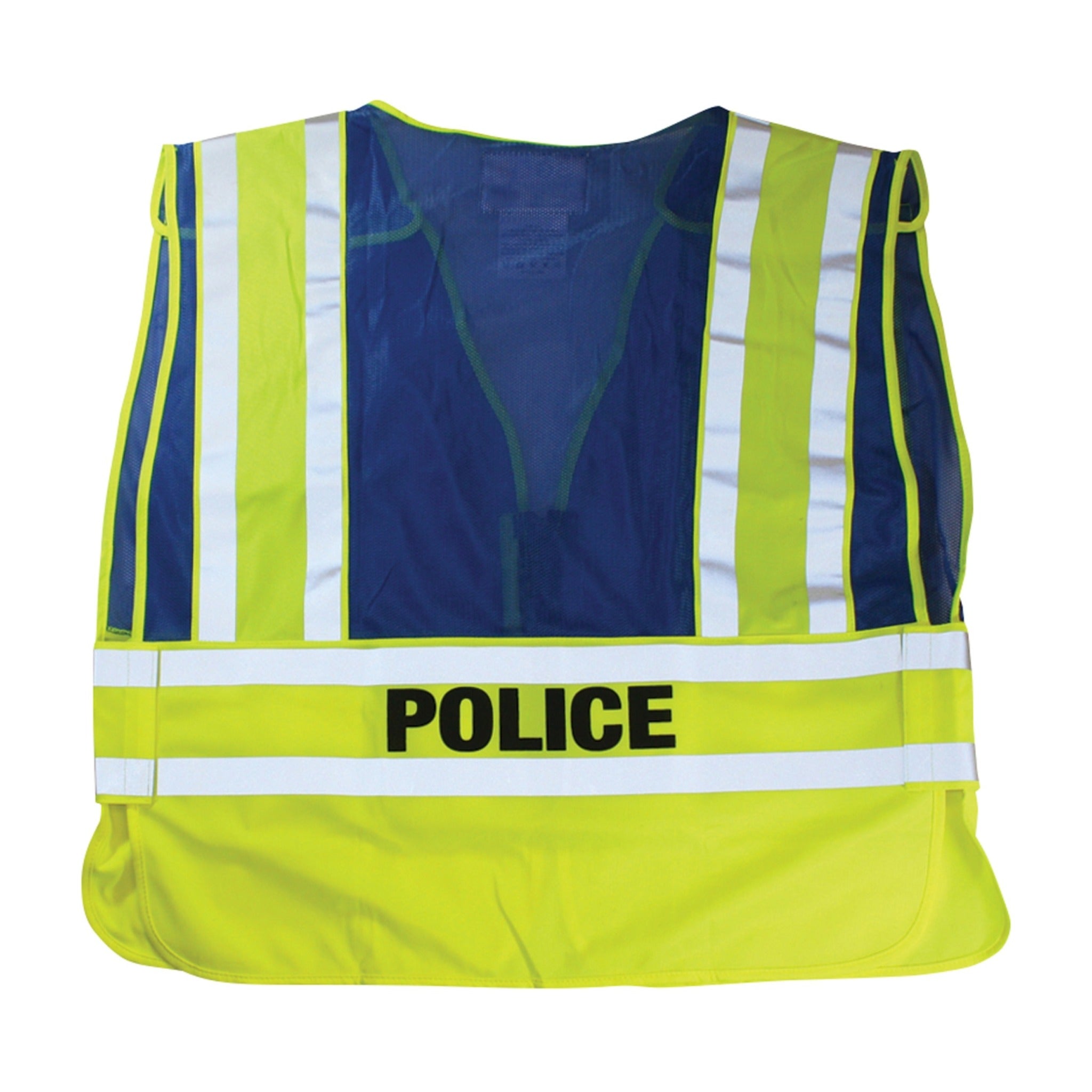 PIP 302-PSV-BLU ANSI Type P Class 2 Public Safety Vest, POLICE Logo_Flat