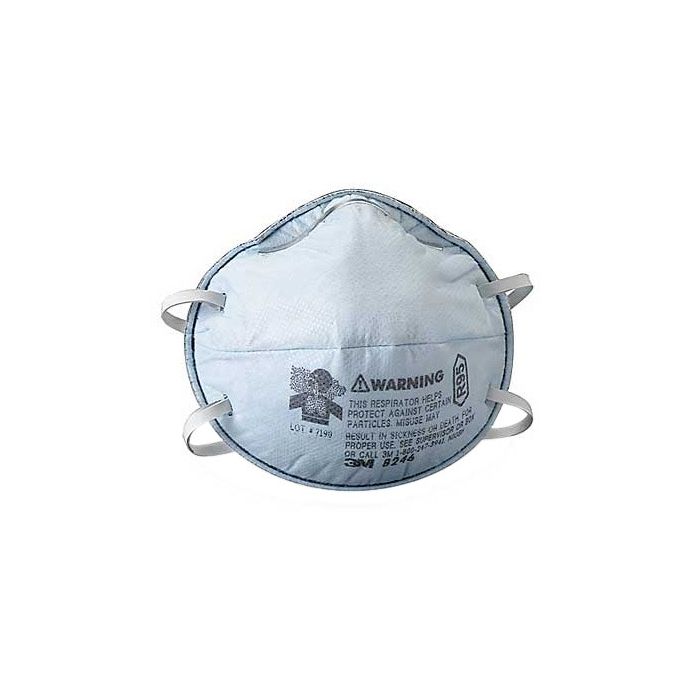 3M 8246 Particulate Respirator R95 Mask, with Nuisance Level Acid Gas Relief, Case of 120