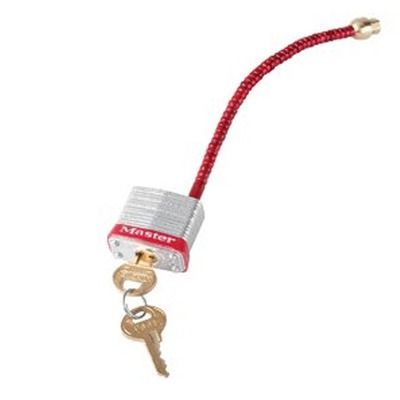 Master Lock 7C5RED Circuit Breaker Compact Padlock, Red, 1 Each